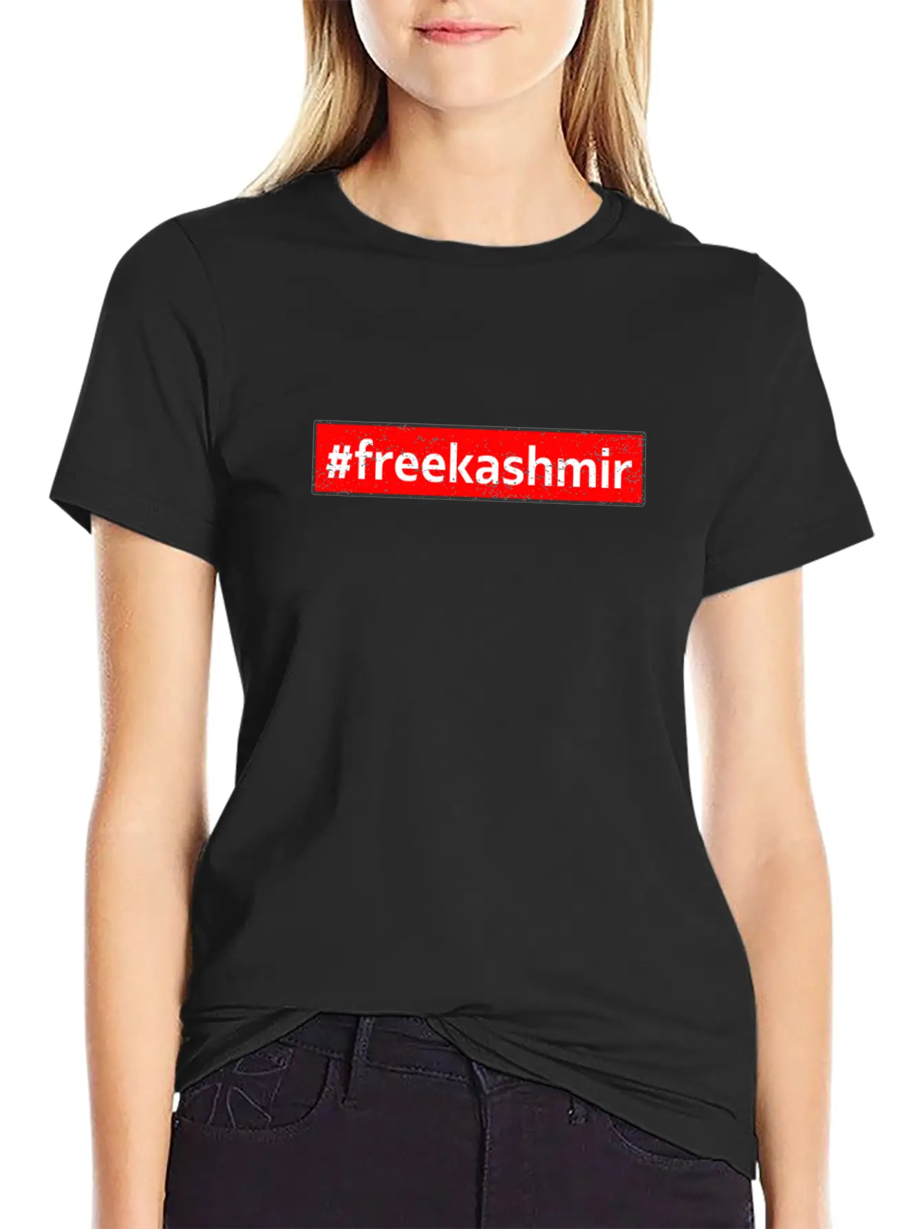 #freekashmir Stand With This Nobel Cause To Stop Stylish Everyday T-Shirt – Unisex Basic Cotton Tee