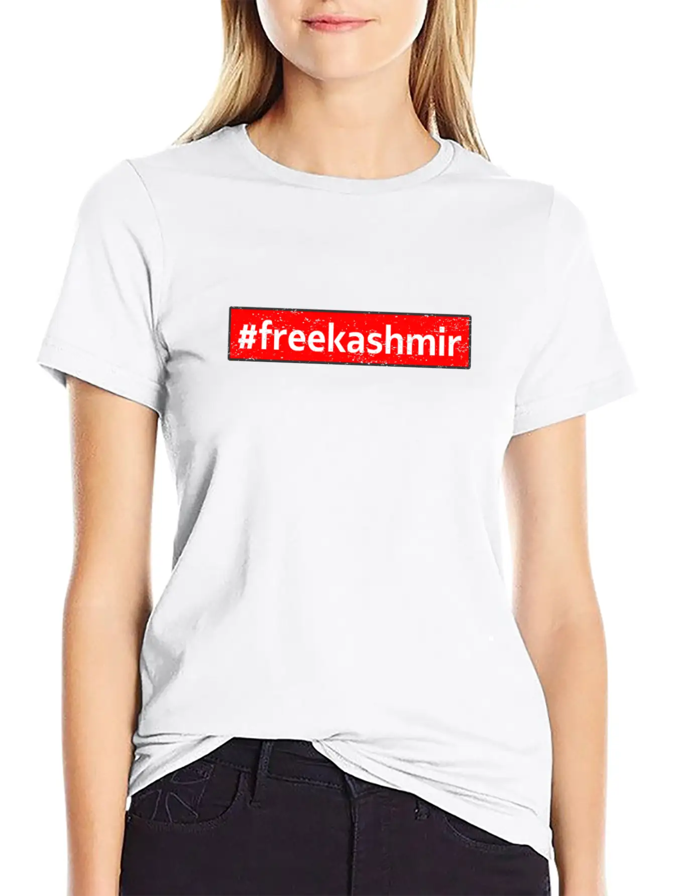 #freekashmir Stand With This Nobel Cause To Stop Stylish Everyday T-Shirt – Unisex Basic Cotton Tee