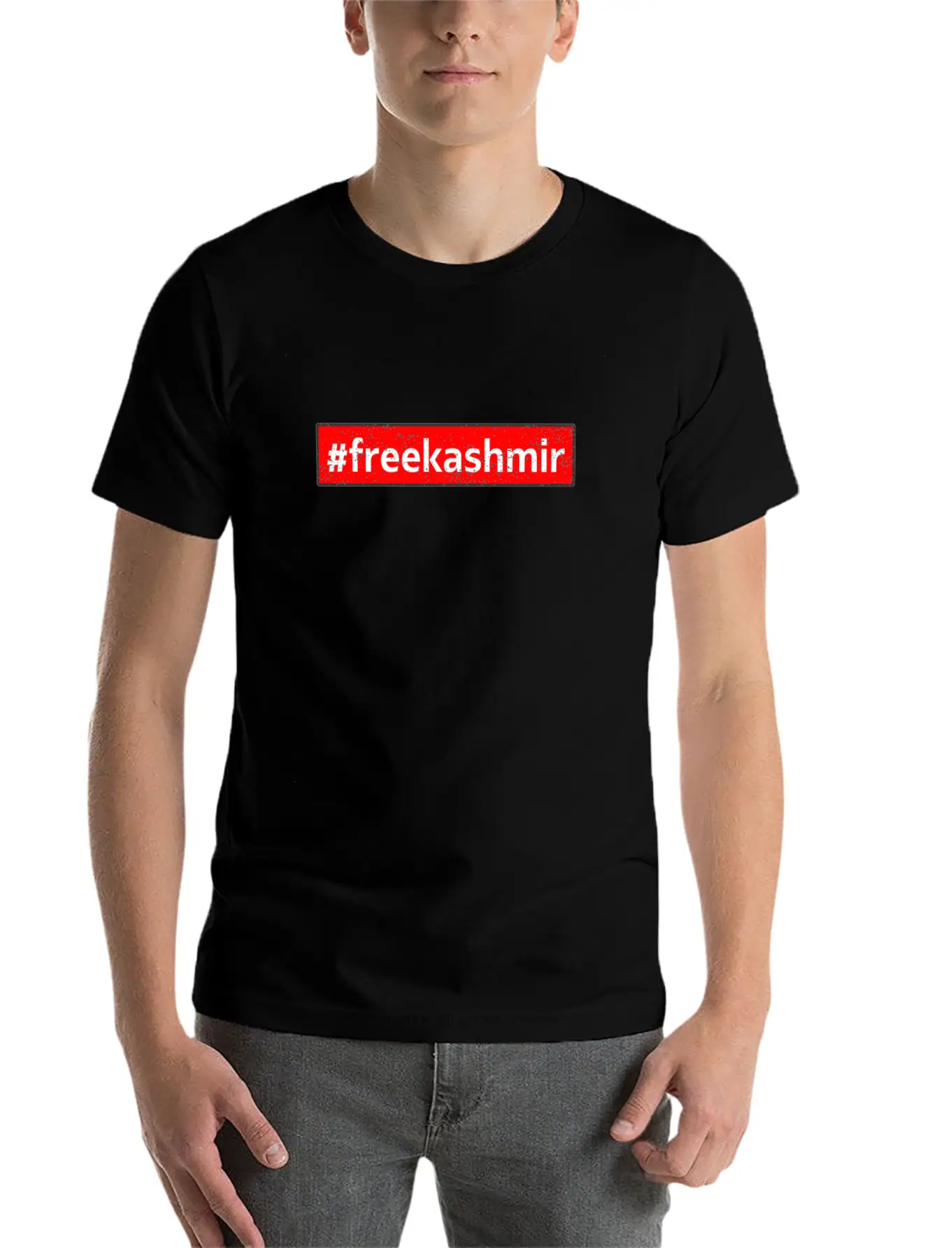 #freekashmir Stand With This Nobel Cause To Stop Stylish Everyday T-Shirt – Unisex Basic Cotton Tee