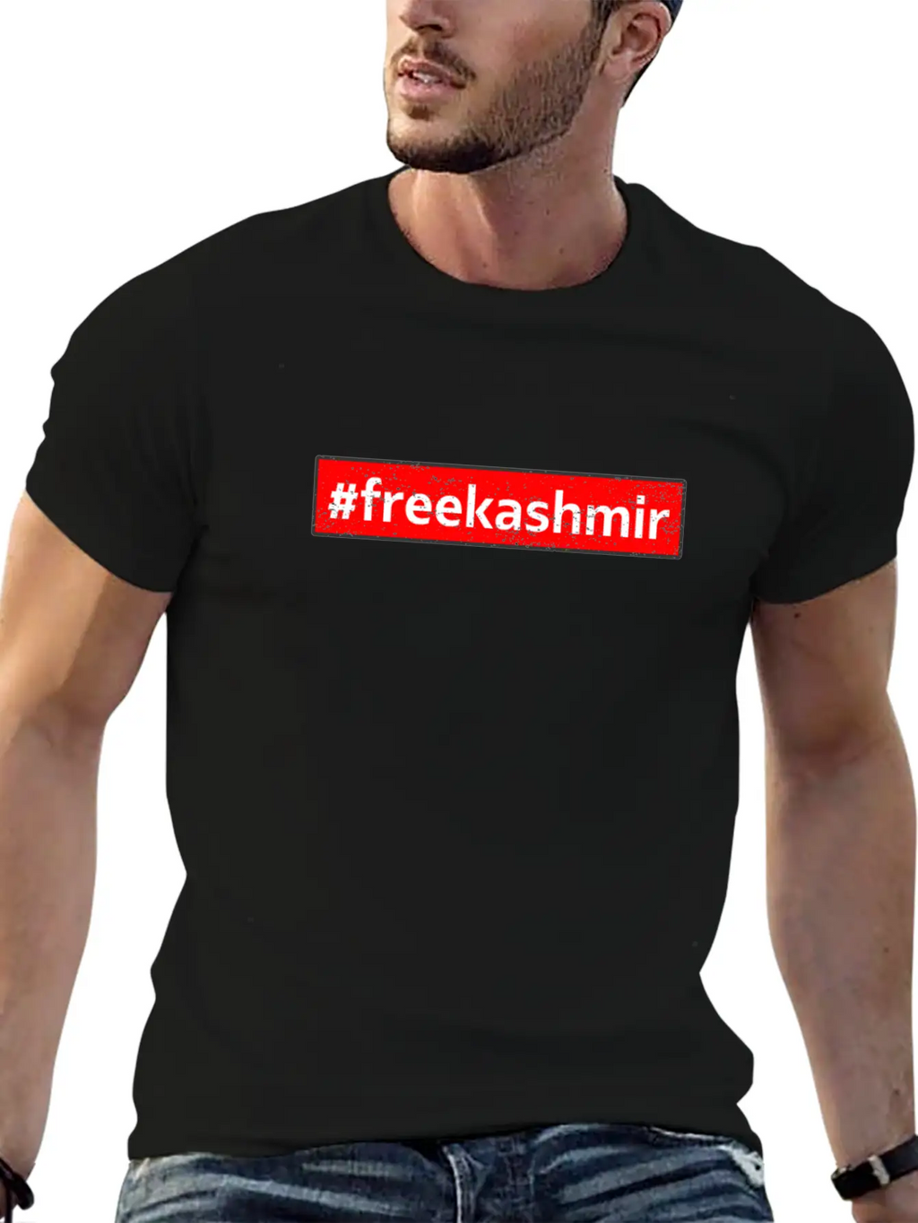 #freekashmir Stand With This Nobel Cause To Stop Stylish Everyday T-Shirt – Unisex Basic Cotton Tee