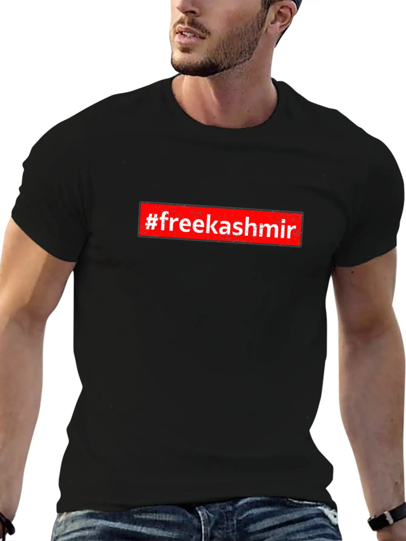 #freekashmir Stand With This Nobel Cause To Stop Stylish Everyday T-Shirt – Unisex Basic Cotton Tee