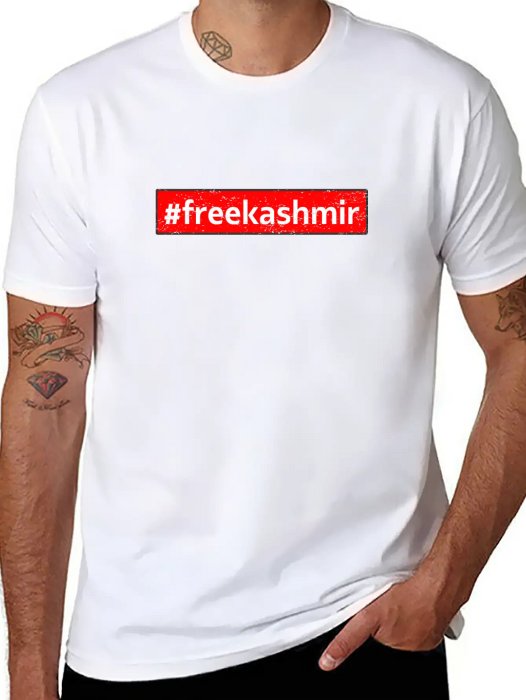 #freekashmir Stand With This Nobel Cause To Stop Stylish Everyday T-Shirt – Unisex Basic Cotton Tee