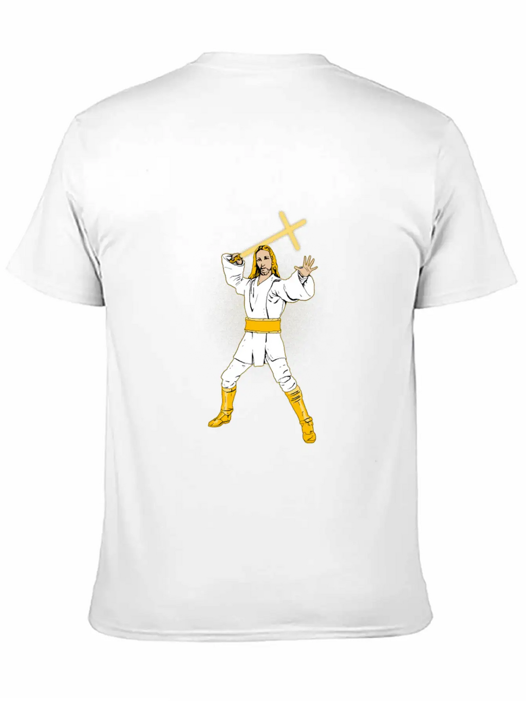 (Gift) Jedi Jesus Comfortable Minimalist Graphic Tee – Summer Style Essential