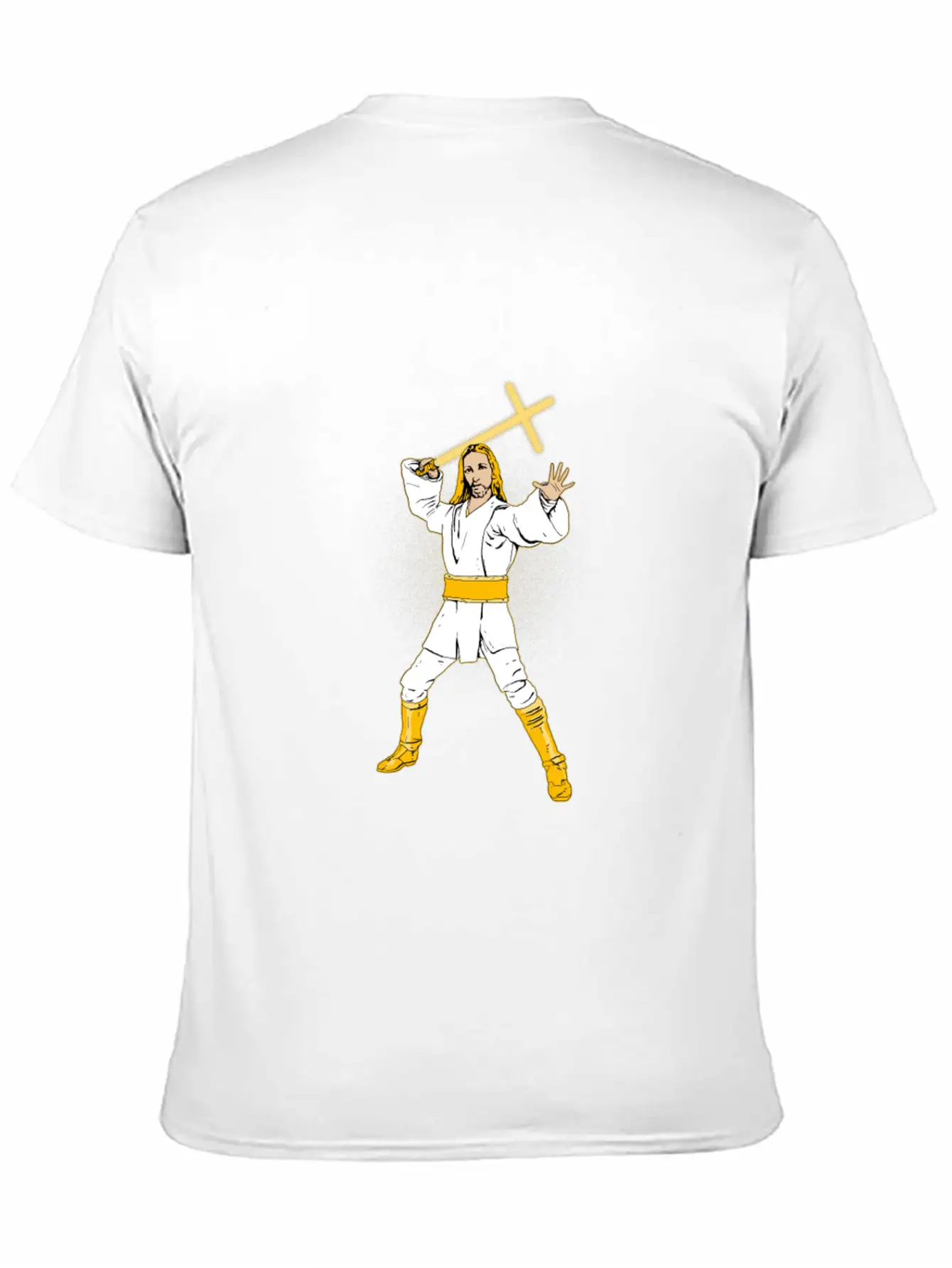 (Gift) Jedi Jesus Comfortable Minimalist Graphic Tee – Summer Style Essential