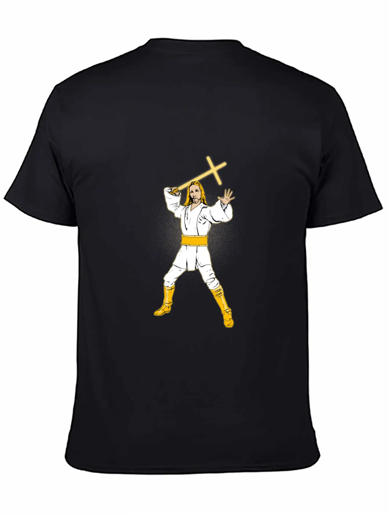 (Gift) Jedi Jesus Comfortable Minimalist Graphic Tee – Summer Style Essential