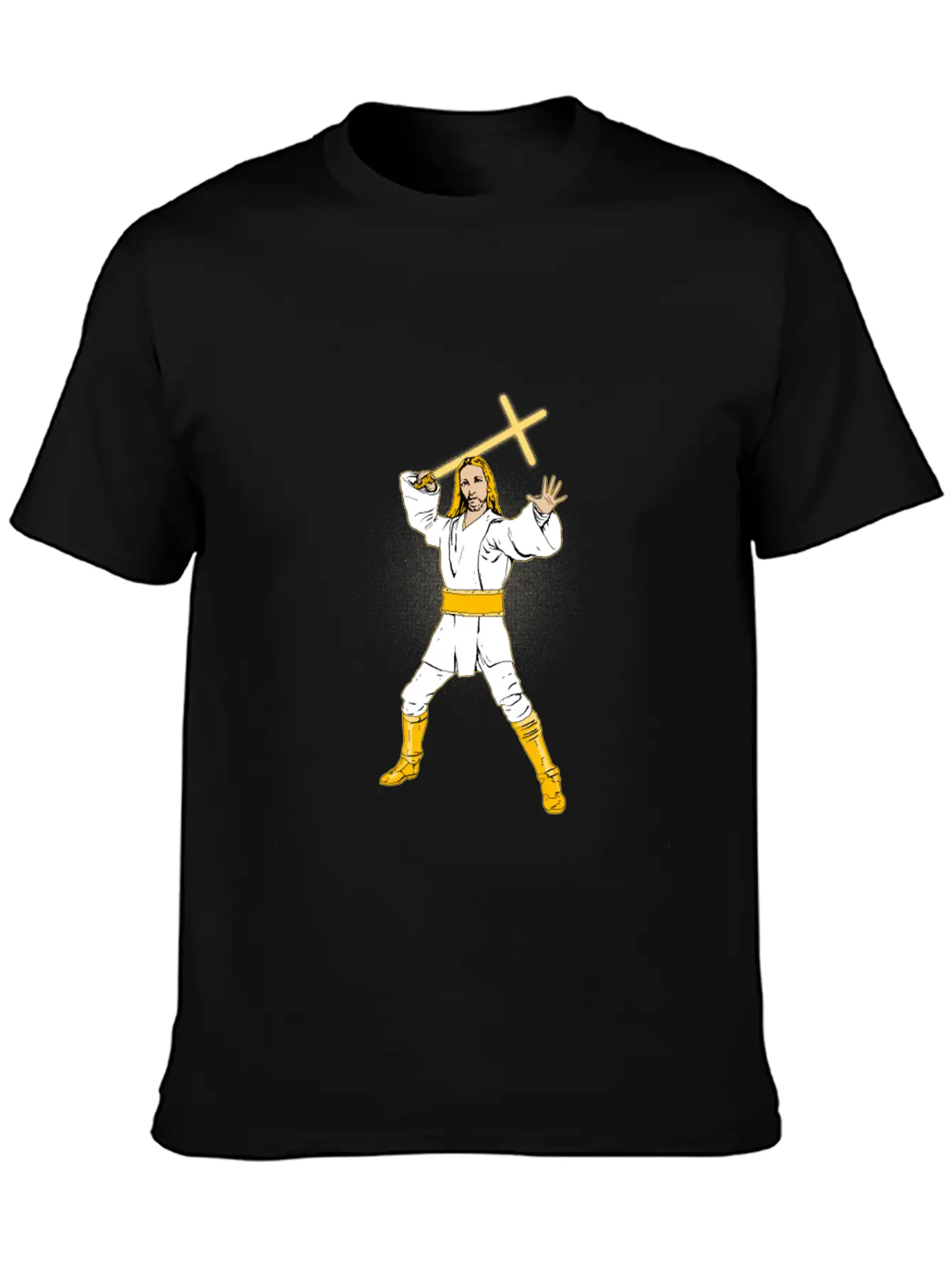 (Gift) Jedi Jesus Comfortable Minimalist Graphic Tee – Summer Style Essential