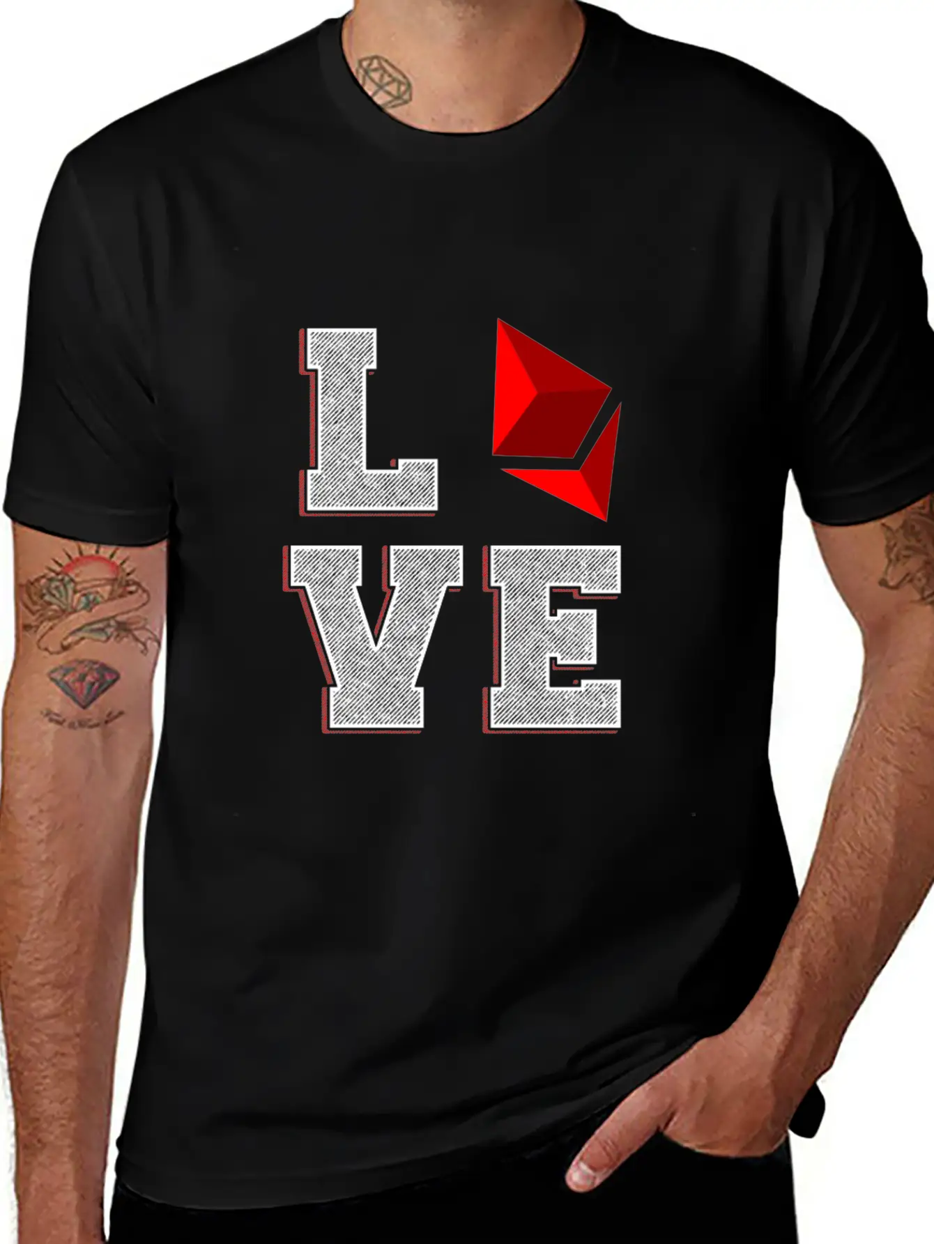 (Gift) Love Ethereum Essential Unisex Summer Tee – Soft Cotton Casual Fit