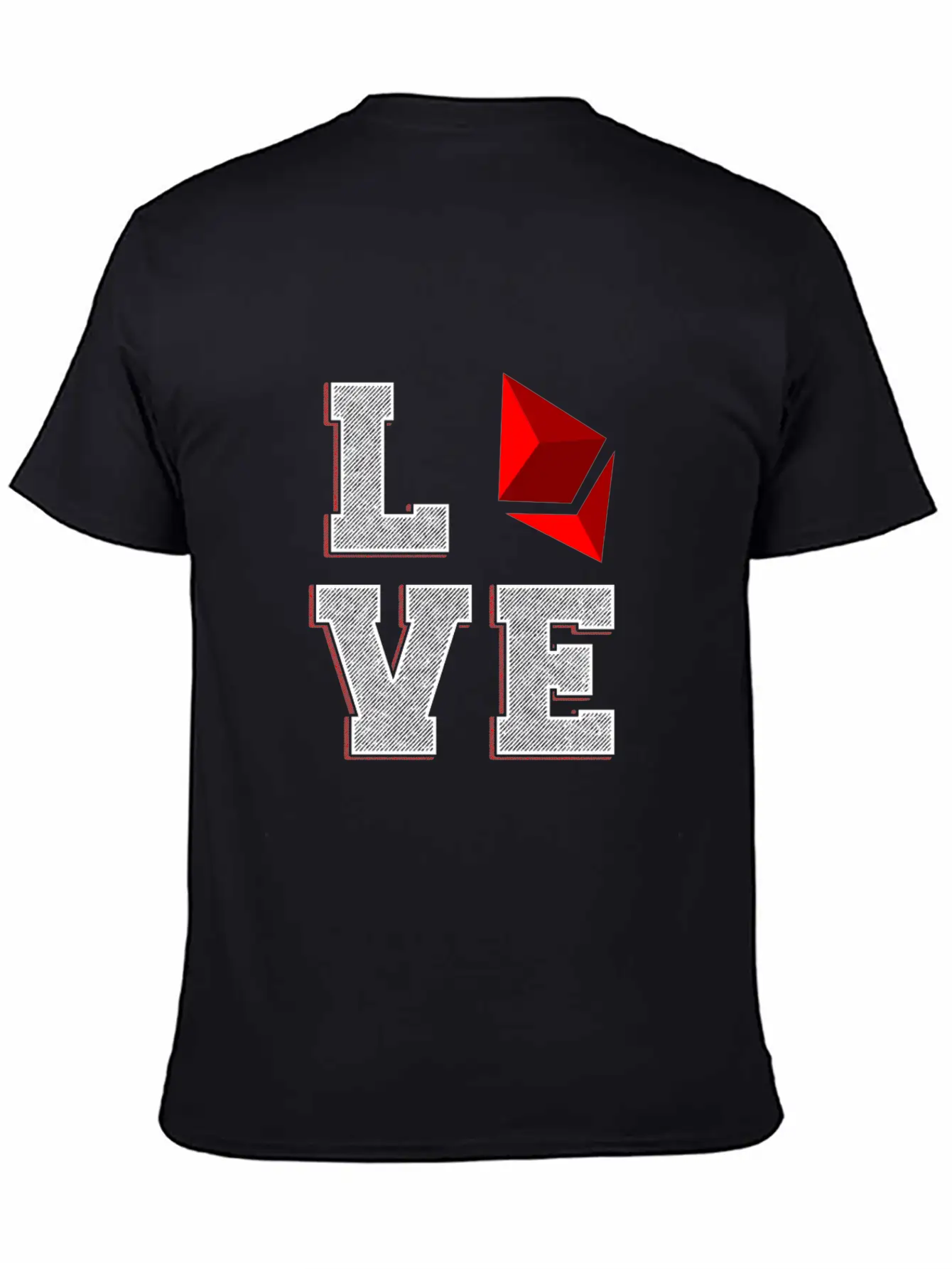 (Gift) Love Ethereum Essential Unisex Summer Tee – Soft Cotton Casual Fit