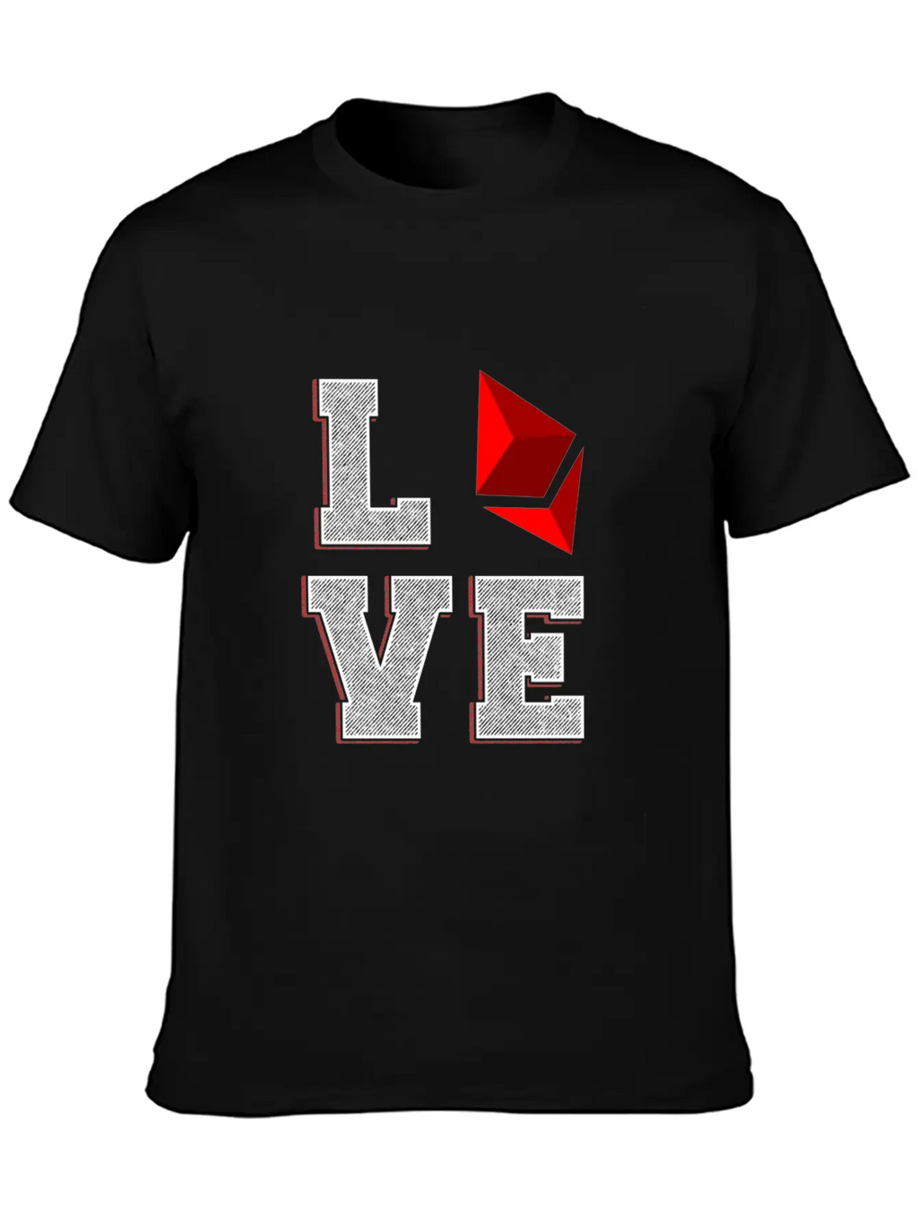 (Gift) Love Ethereum Essential Unisex Summer Tee – Soft Cotton Casual Fit