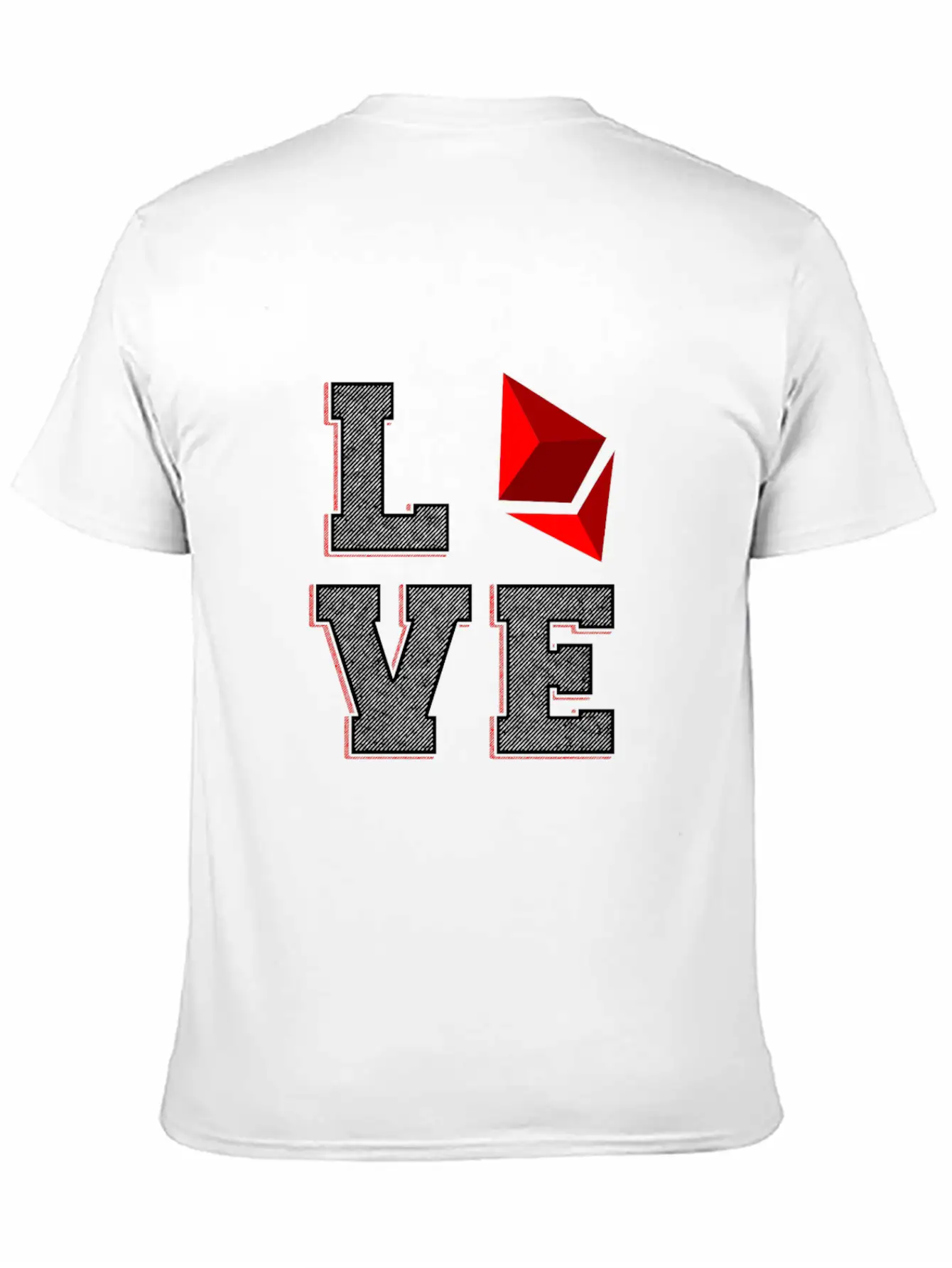 (Gift) Love Ethereum Essential Unisex Summer Tee – Soft Cotton Casual Fit
