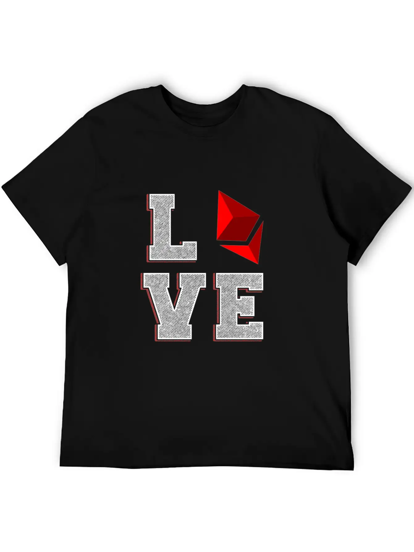 (Gift) Love Ethereum Essential Unisex Summer Tee – Soft Cotton Casual Fit