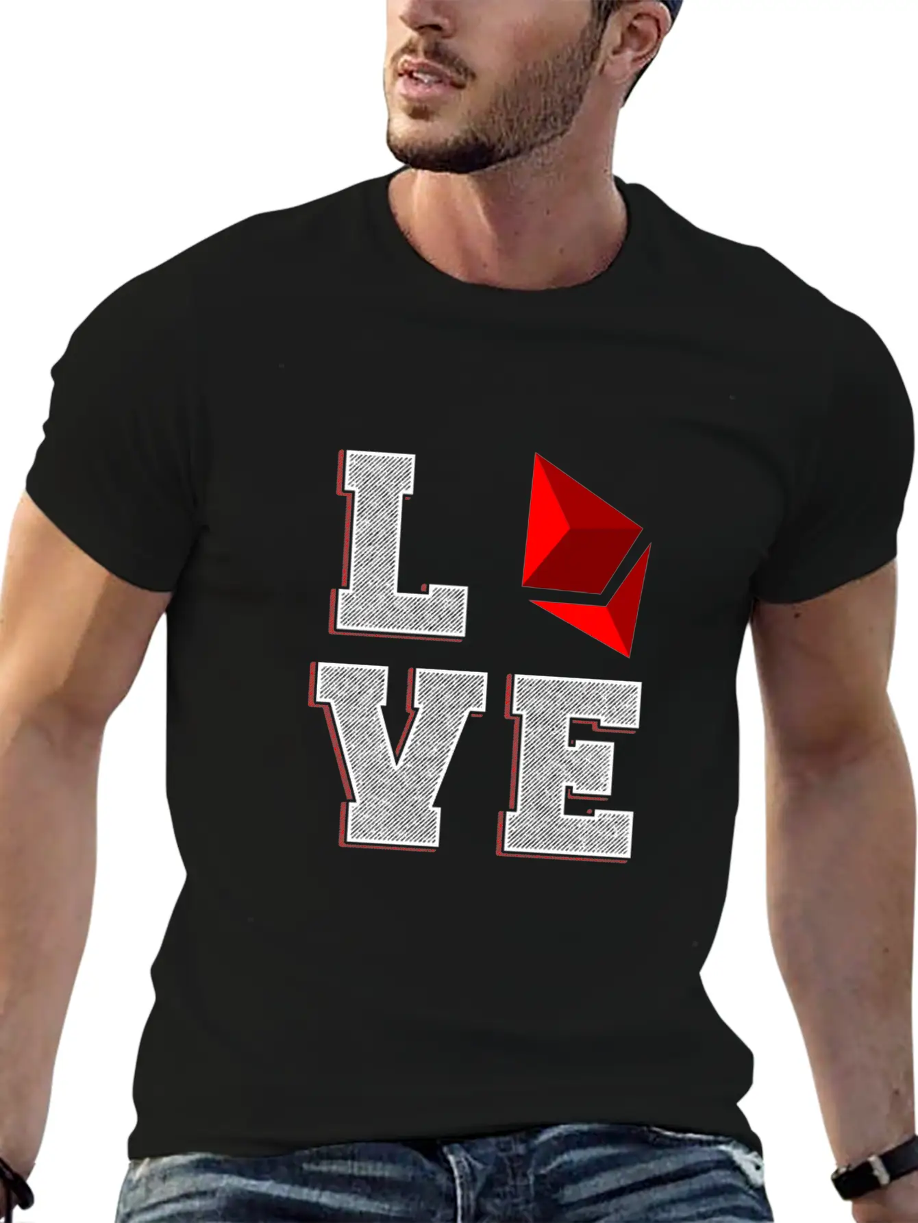 (Gift) Love Ethereum Essential Unisex Summer Tee – Soft Cotton Casual Fit