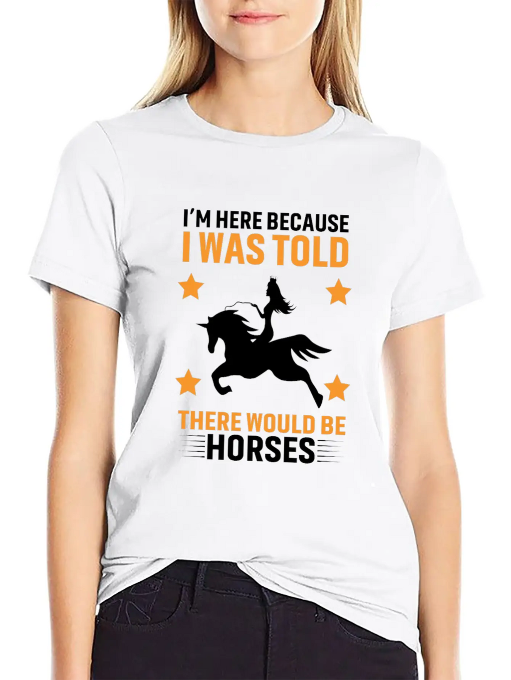 Horses Lover Design, Horse Quote Sayings Unisex Casual T-Shirt – Clean Design For Daily Comfort
