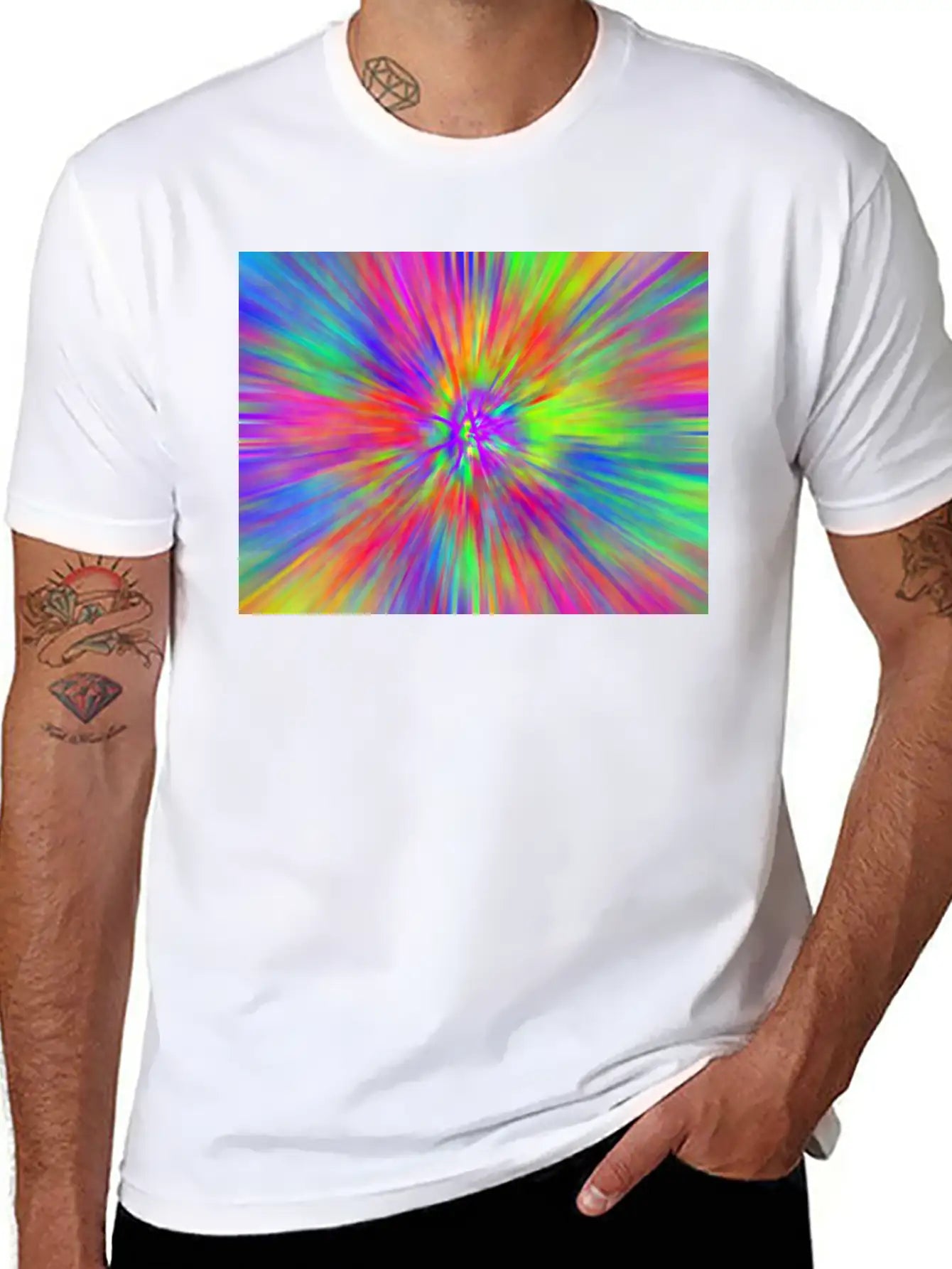 HyperArmy's Premium Tie-Dye Unisex Casual T-Shirt – Clean Design For Daily Comfort