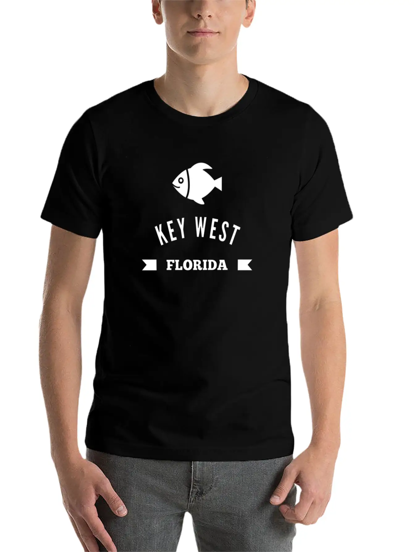 Key West Florida Fish Vacation Trip Unisex Casual T-Shirt – Clean Design For Daily Comfort