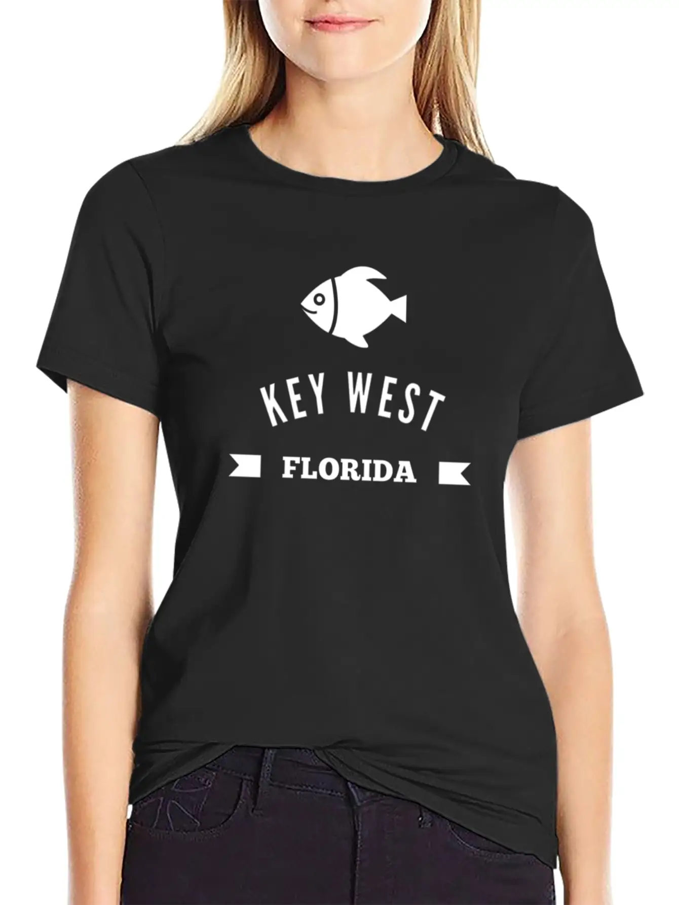 Key West Florida Fish Vacation Trip Unisex Casual T-Shirt – Clean Design For Daily Comfort