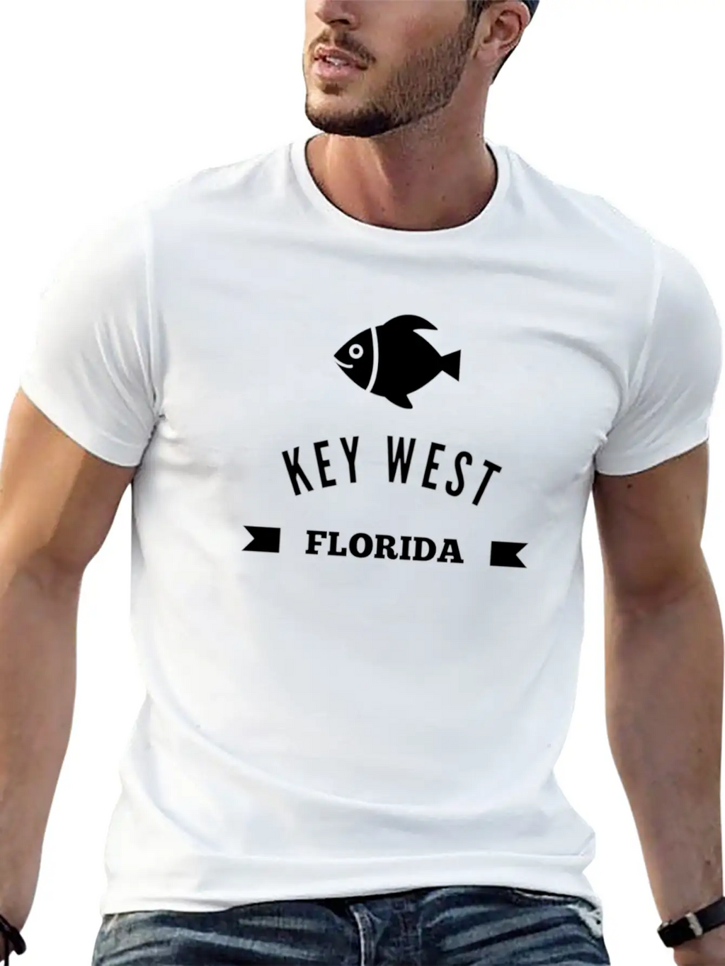 Key West Florida Fish Vacation Trip Unisex Casual T-Shirt – Clean Design For Daily Comfort