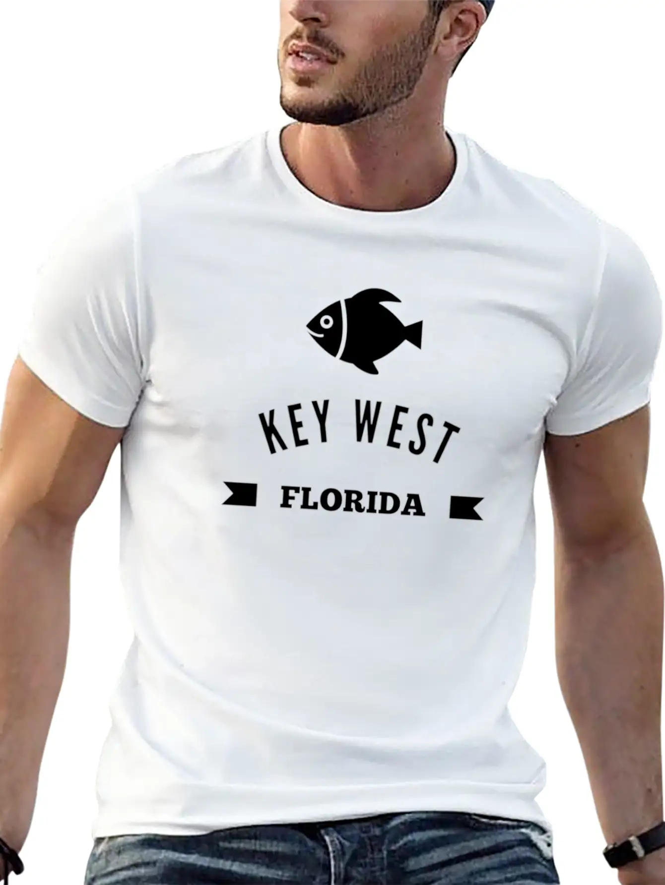 Key West Florida Fish Vacation Trip Unisex Casual T-Shirt – Clean Design For Daily Comfort
