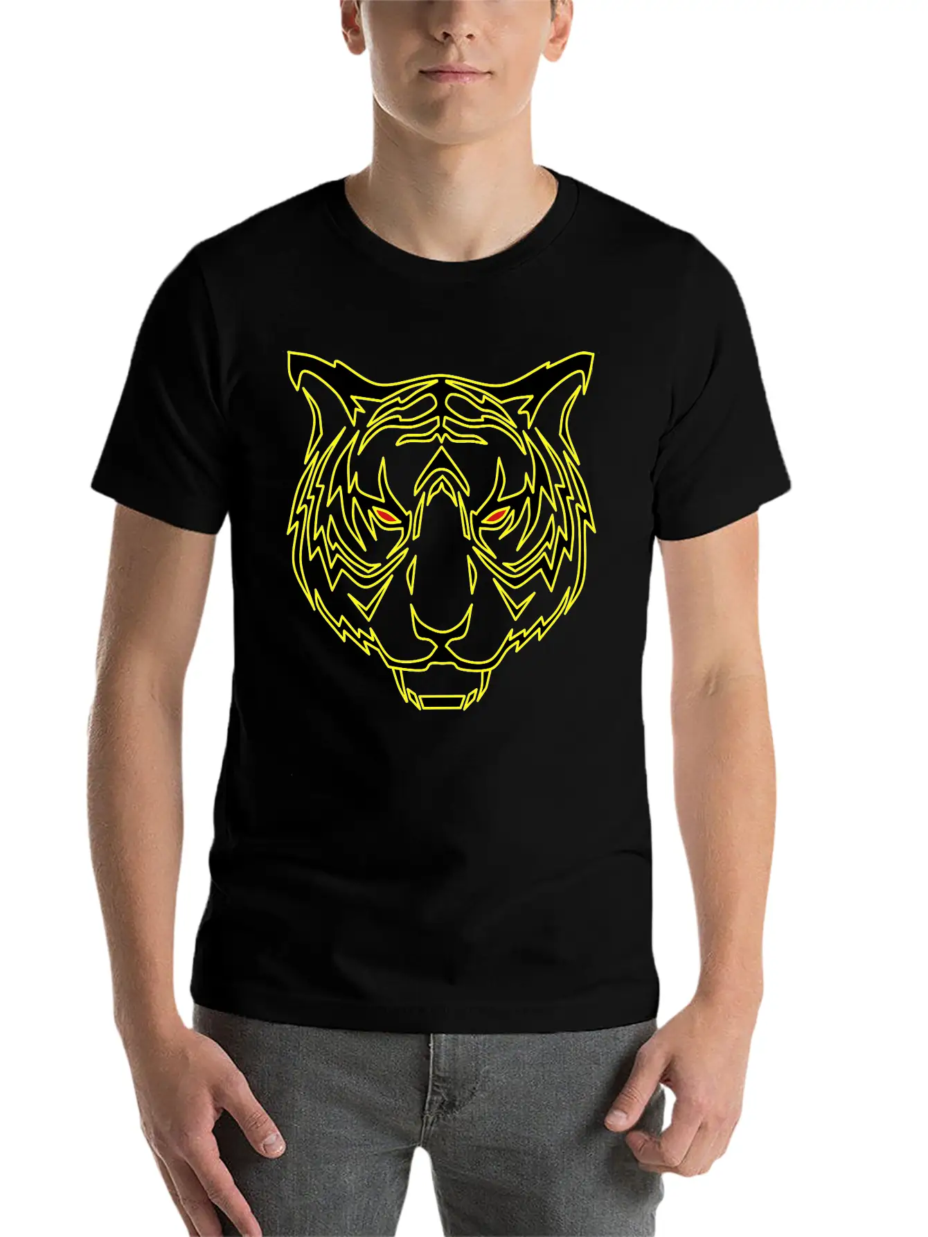 Lion,Tiger,wild Cat,lion,head,wild Unisex Casual T-Shirt – Clean Design For Daily Comfort