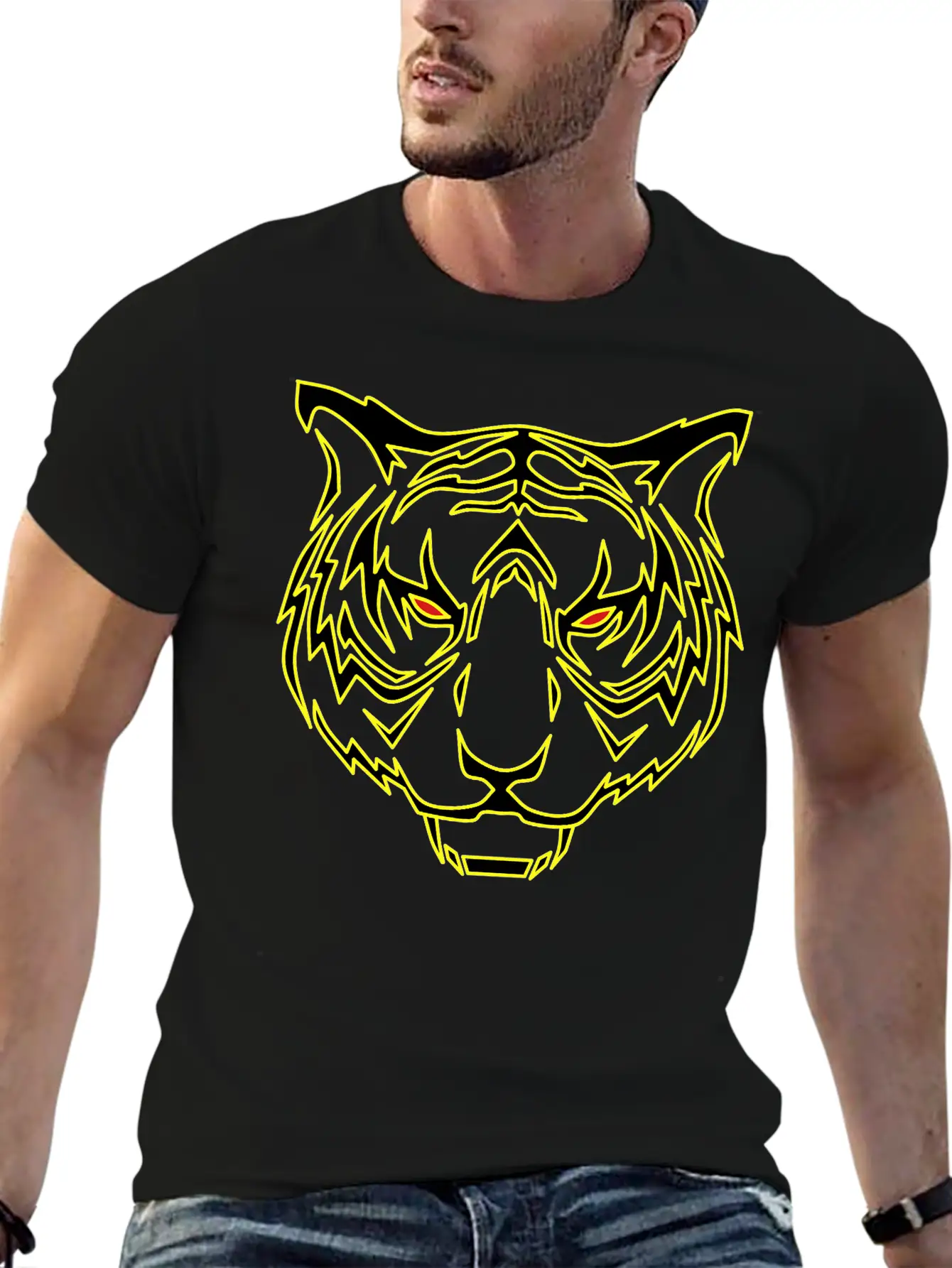 Lion,Tiger,wild Cat,lion,head,wild Unisex Casual T-Shirt – Clean Design For Daily Comfort
