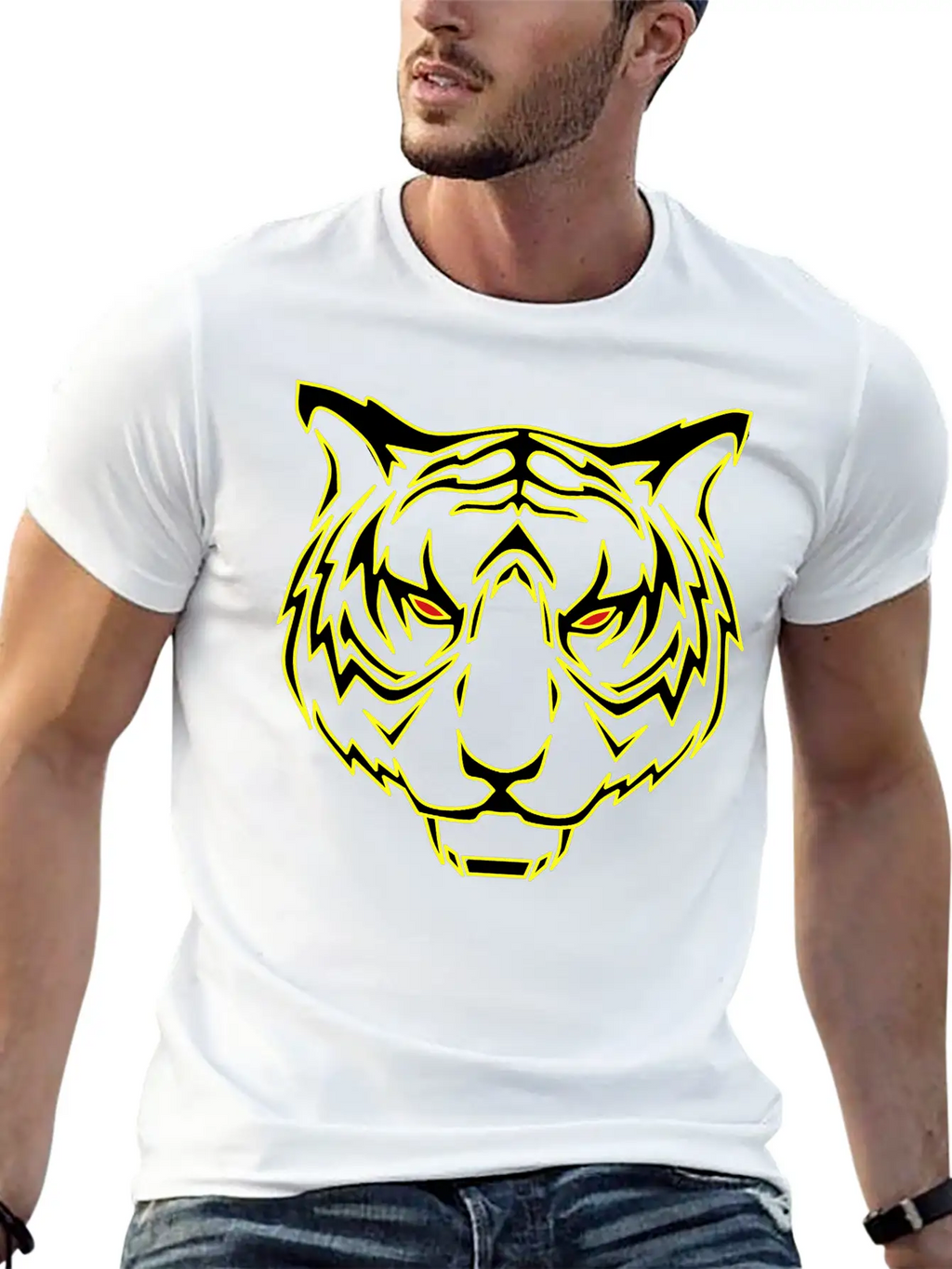Lion,Tiger,wild Cat,lion,head,wild Unisex Casual T-Shirt – Clean Design For Daily Comfort