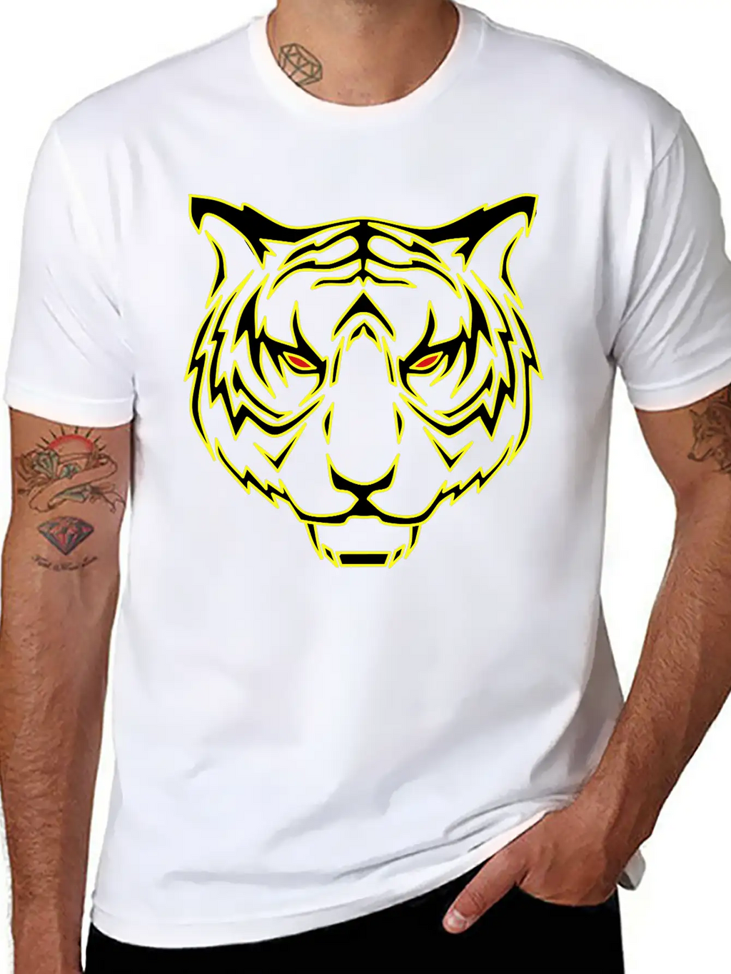 Lion,Tiger,wild Cat,lion,head,wild Unisex Casual T-Shirt – Clean Design For Daily Comfort