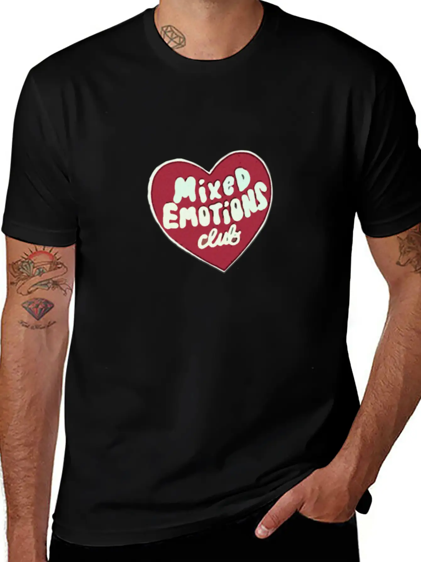 "Mixed Emotions Club" Essential Unisex Summer Tee – Soft Cotton Casual Fit