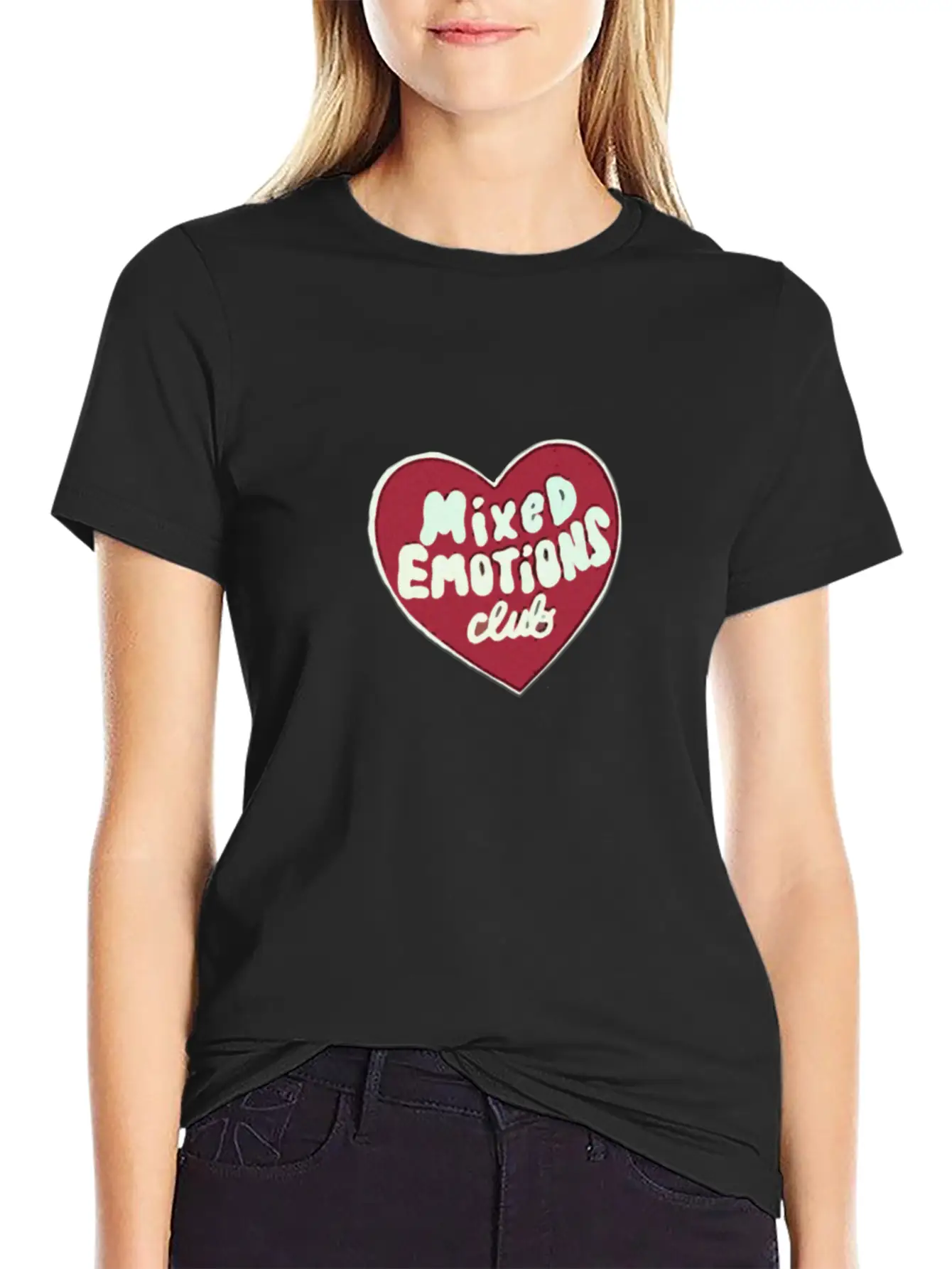 "Mixed Emotions Club" Essential Unisex Summer Tee – Soft Cotton Casual Fit