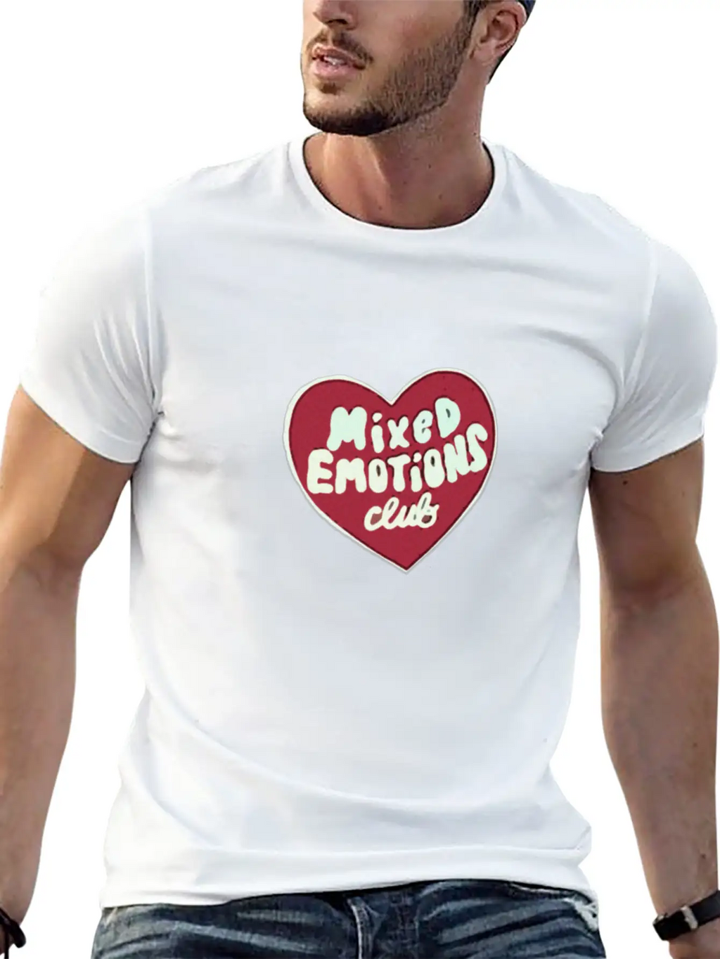 "Mixed Emotions Club" Essential Unisex Summer Tee – Soft Cotton Casual Fit