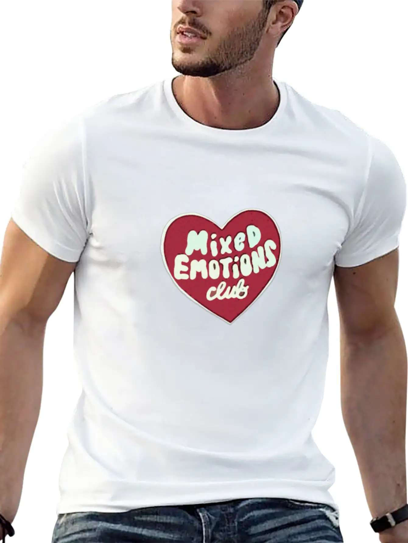 "Mixed Emotions Club" Essential Unisex Summer Tee – Soft Cotton Casual Fit