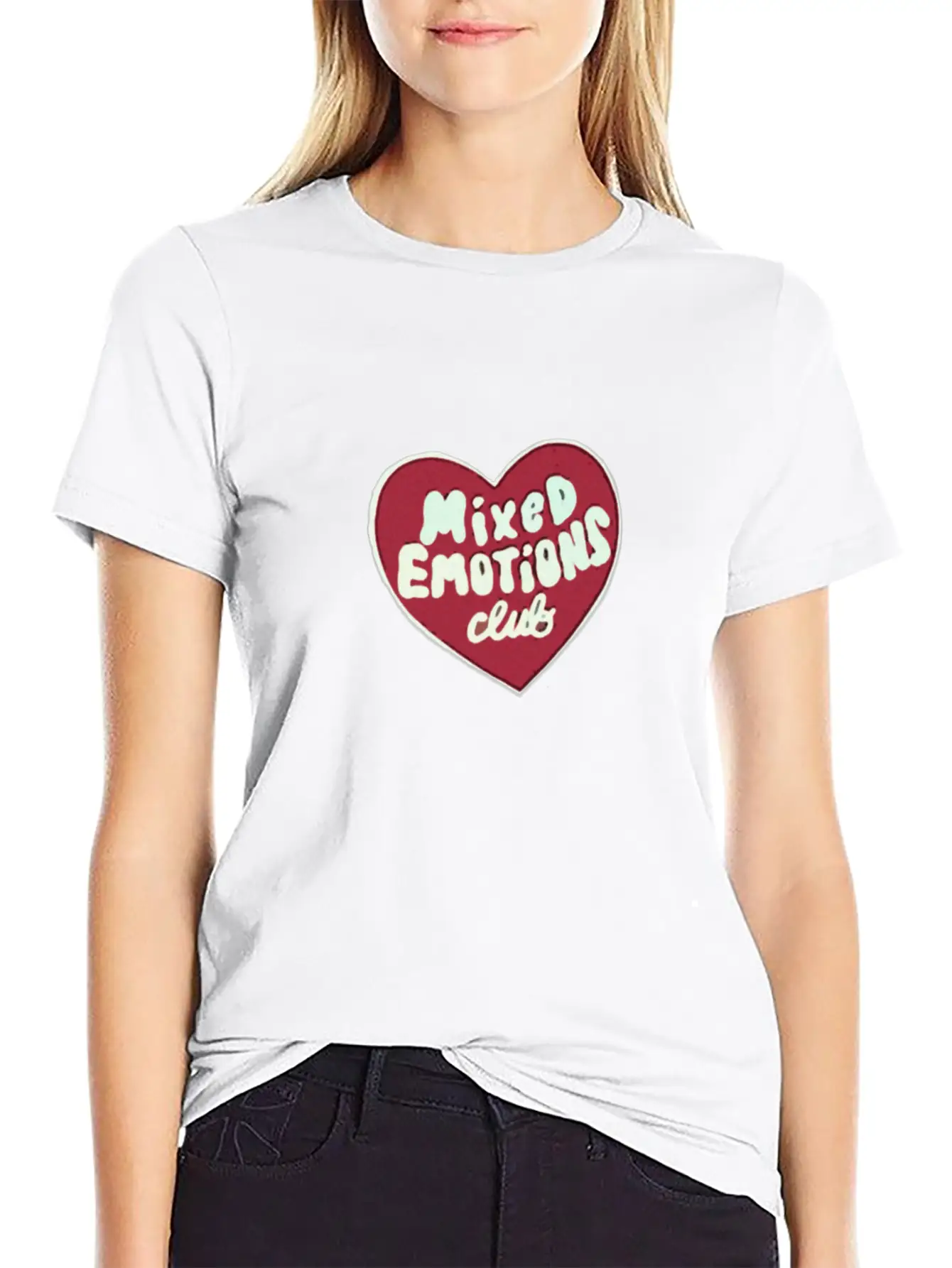 "Mixed Emotions Club" Essential Unisex Summer Tee – Soft Cotton Casual Fit