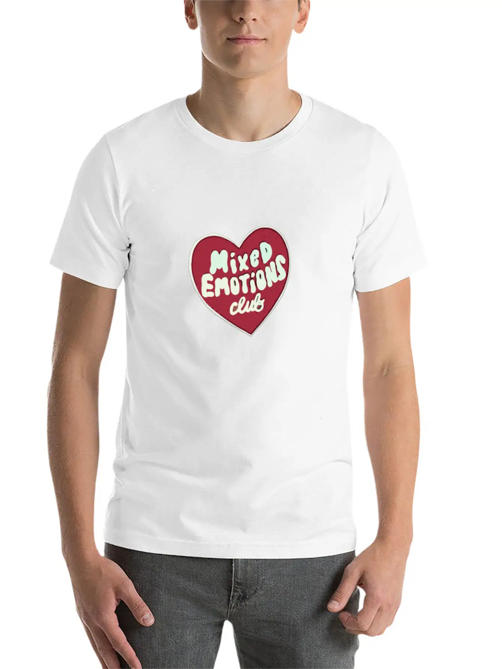 "Mixed Emotions Club" Essential Unisex Summer Tee – Soft Cotton Casual Fit