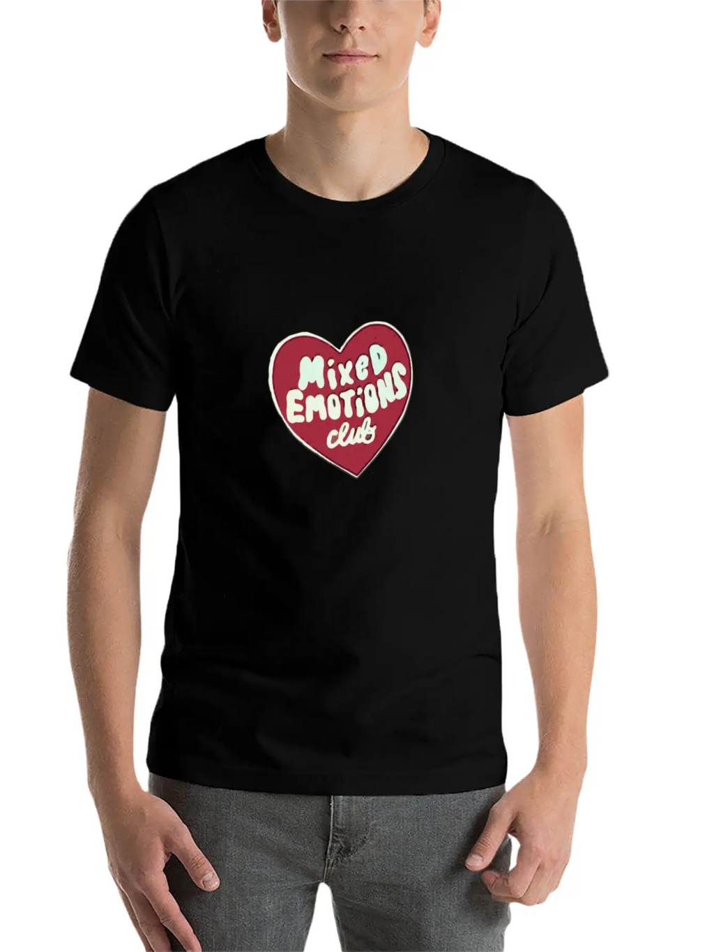 "Mixed Emotions Club" Essential Unisex Summer Tee – Soft Cotton Casual Fit