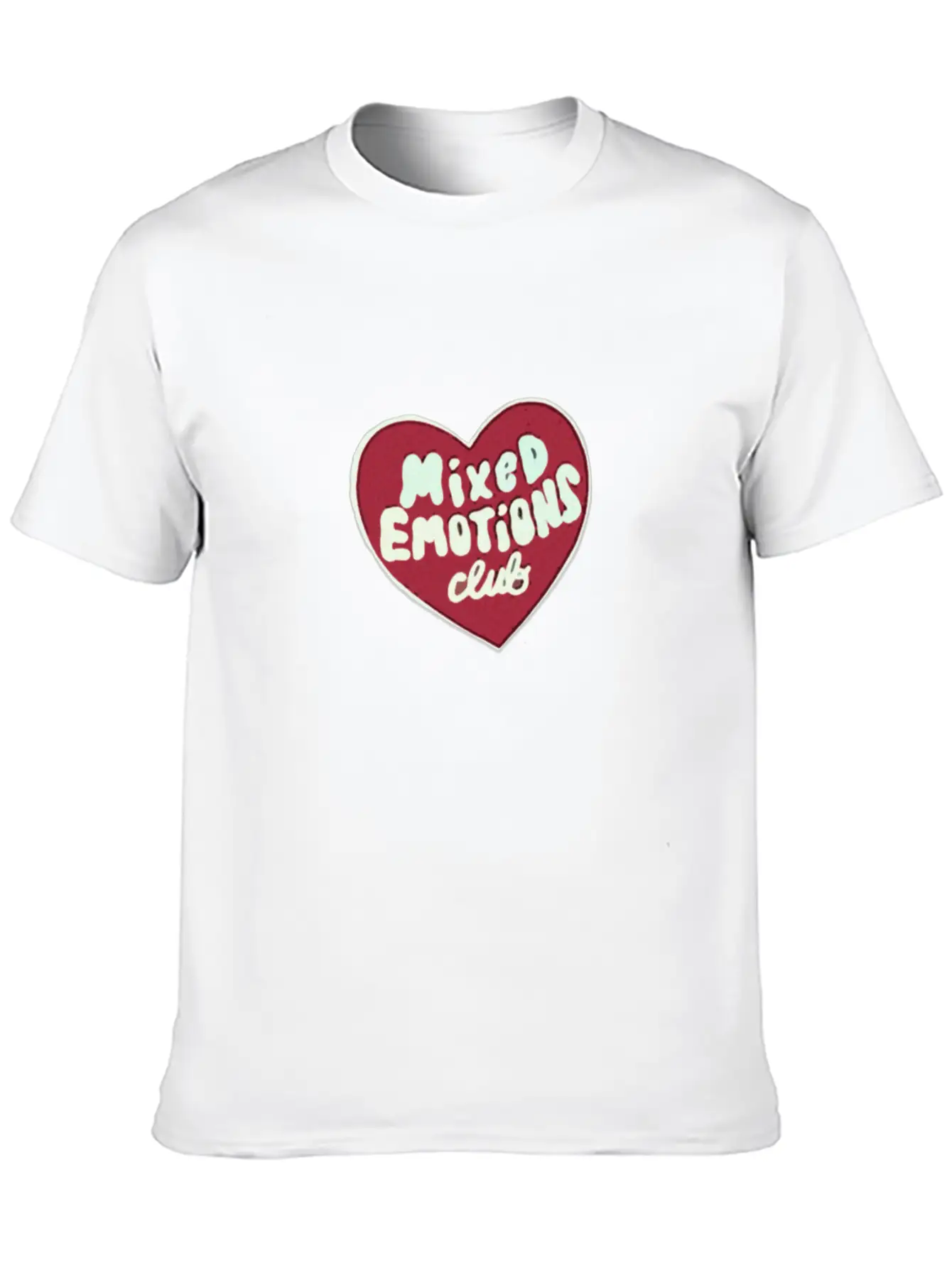 "Mixed Emotions Club" Essential Unisex Summer Tee – Soft Cotton Casual Fit
