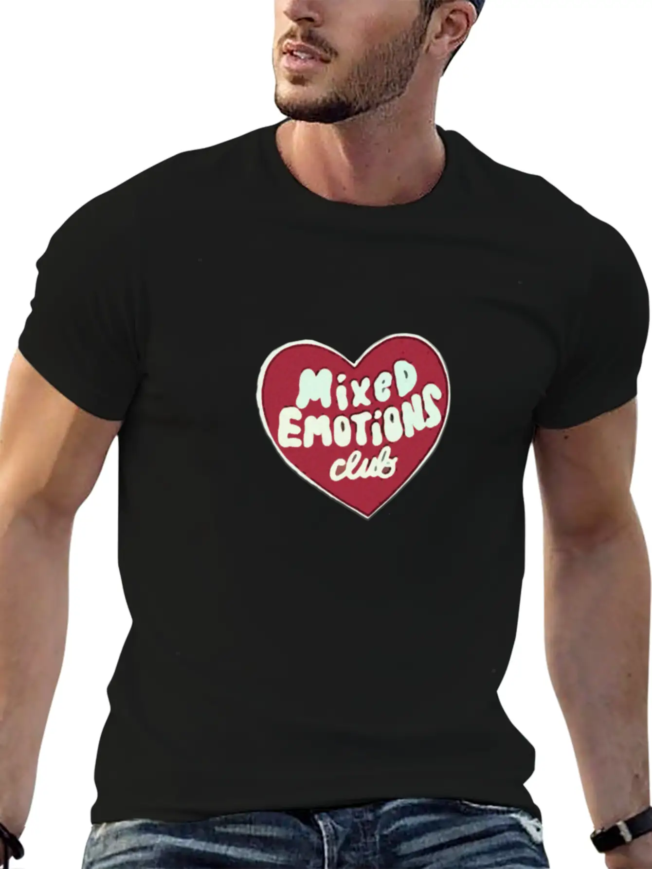 "Mixed Emotions Club" Essential Unisex Summer Tee – Soft Cotton Casual Fit