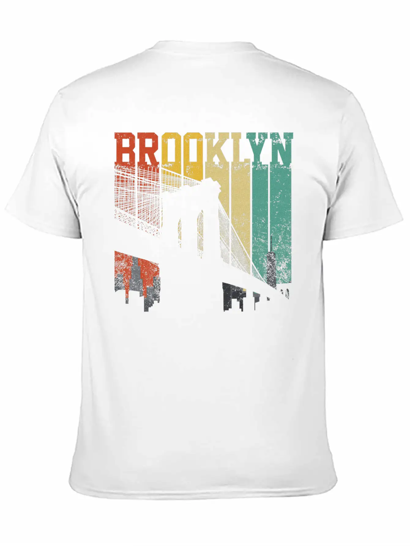 New York City Brooklyn Bridge Skyline Unisex Casual T-Shirt – Clean Design For Daily Comfort