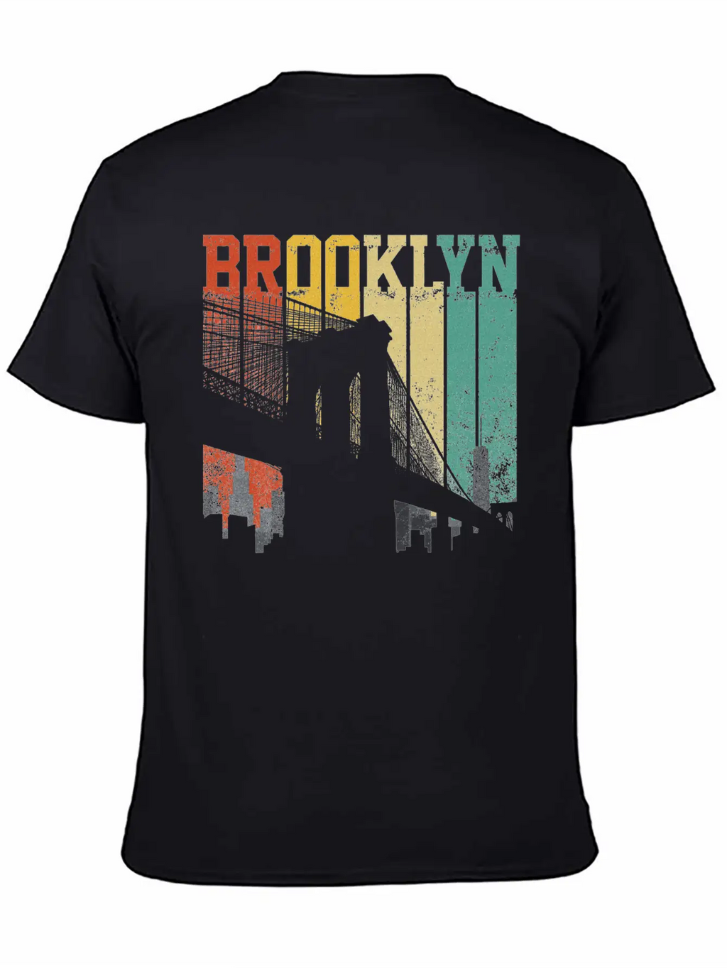 New York City Brooklyn Bridge Skyline Unisex Casual T-Shirt – Clean Design For Daily Comfort