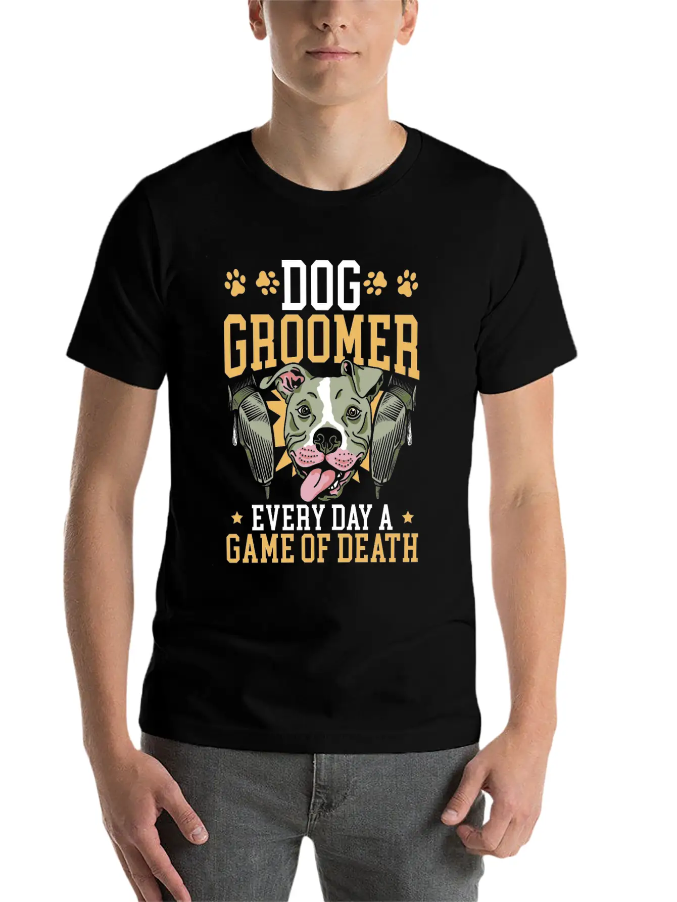 Pet Groomer Animal Stylist Pet Salon Fur Artist Unisex Casual T-Shirt – Clean Design For Daily Comfort