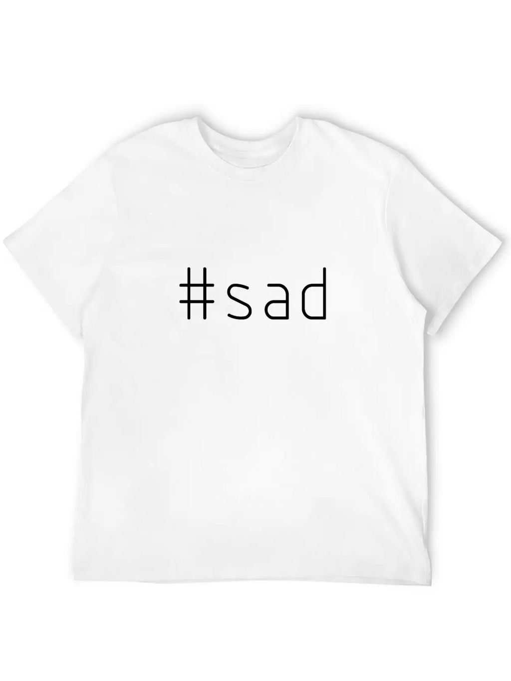 #sad Relaxed Everyday Tee – Lightweight And Durable Cotton
