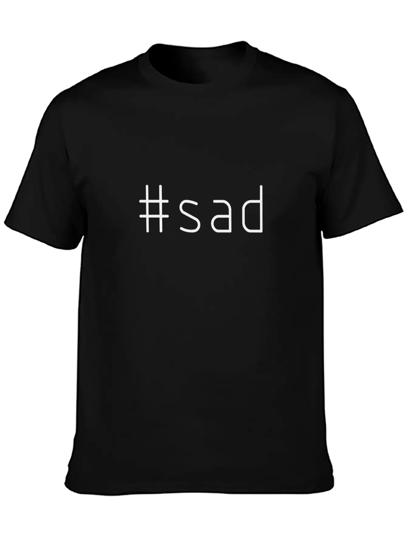 #sad Relaxed Everyday Tee – Lightweight And Durable Cotton