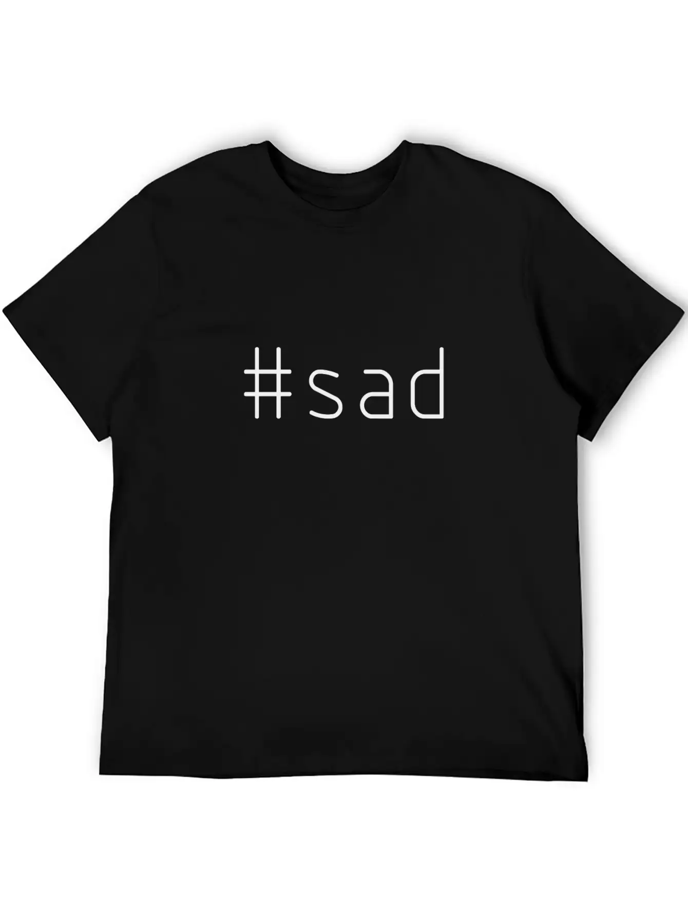 #sad Relaxed Everyday Tee – Lightweight And Durable Cotton