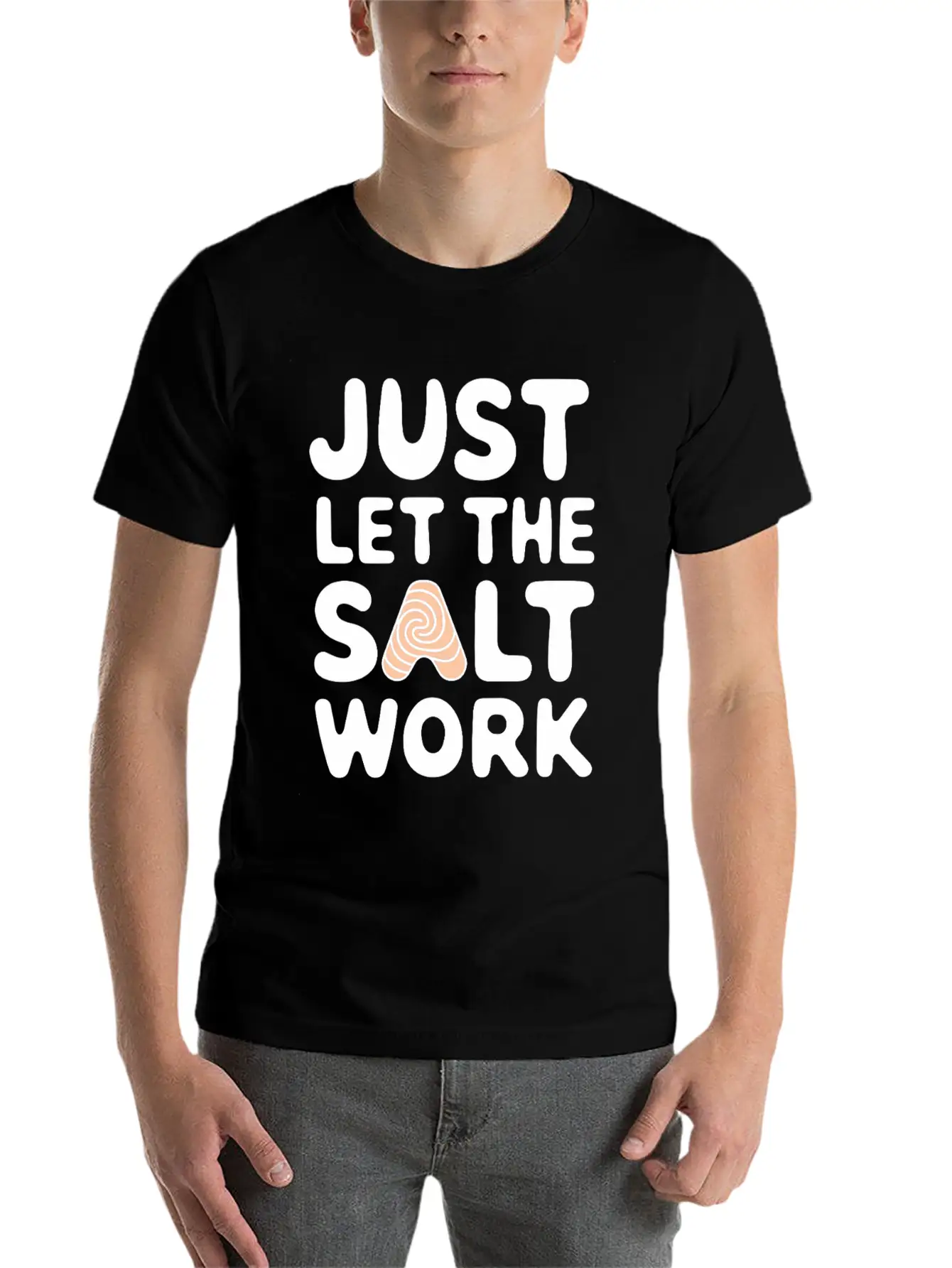 Salt Therapy Halotherapy Respiratory Health Unisex Casual T-Shirt – Clean Design For Daily Comfort