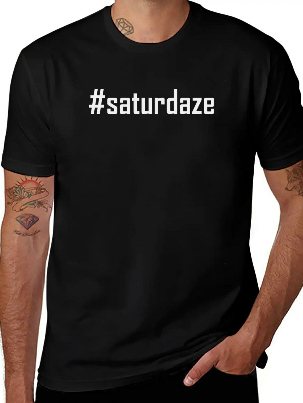 #saturdaze Hashtag Saturdaze Lazy Day And Weekend Relaxed Everyday Tee – Lightweight And Durable Cotton