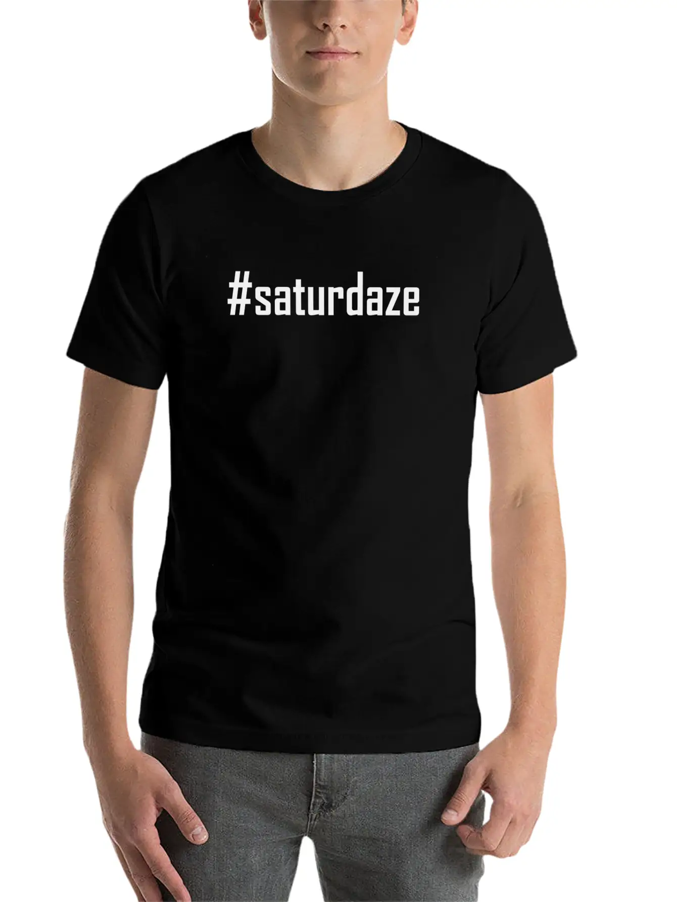 #saturdaze Hashtag Saturdaze Lazy Day And Weekend Relaxed Everyday Tee – Lightweight And Durable Cotton