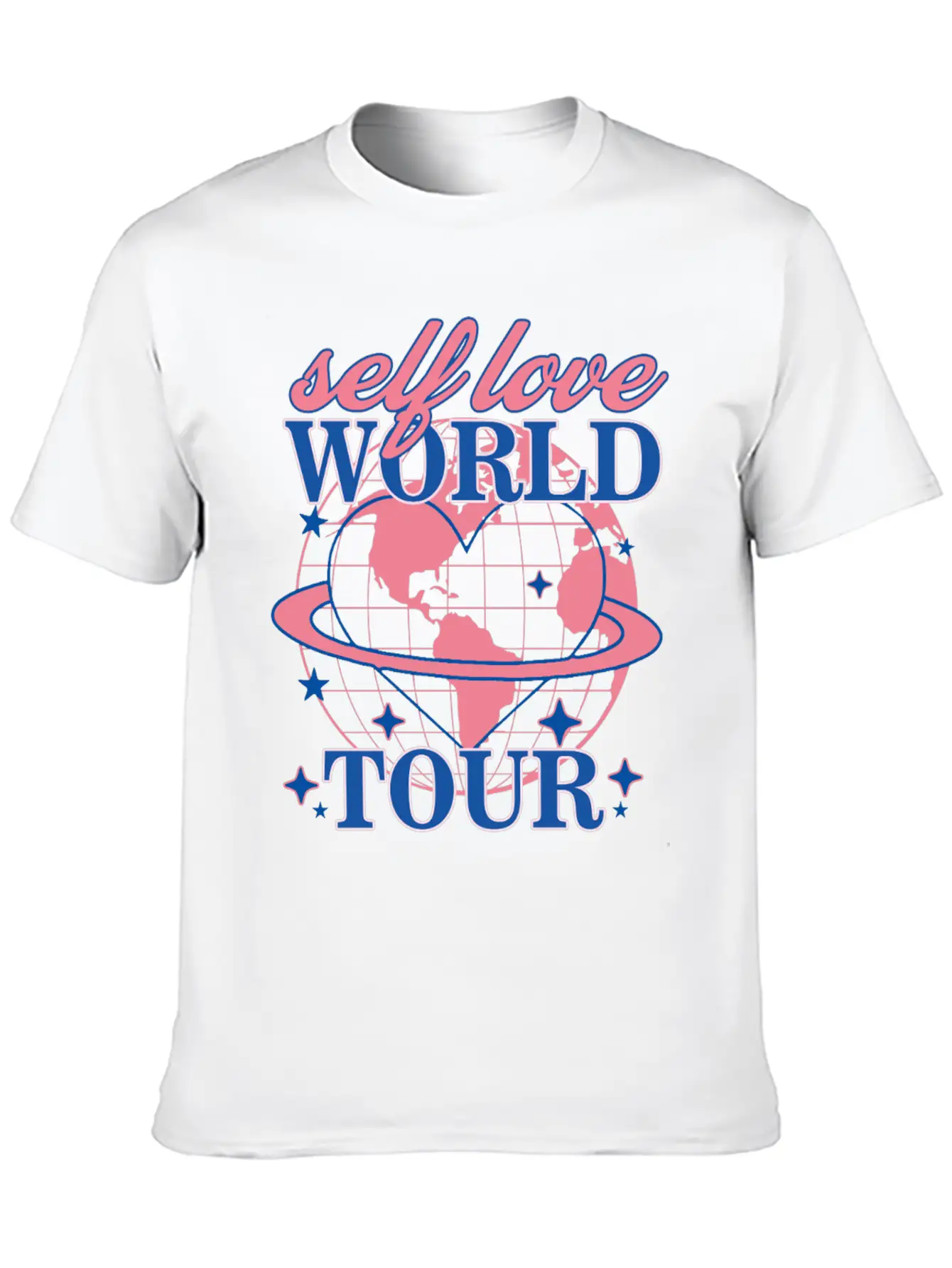 Selflove World Tour Unisex Casual T-Shirt – Clean Design For Daily Comfort