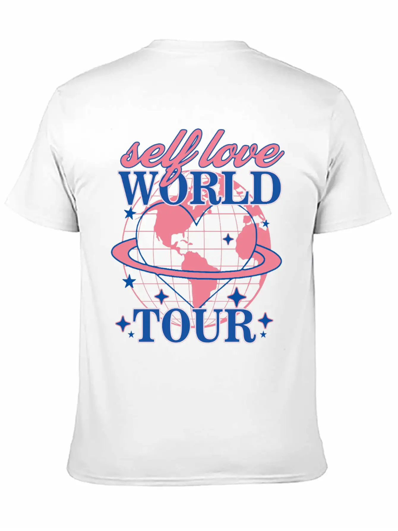 Selflove World Tour Unisex Casual T-Shirt – Clean Design For Daily Comfort