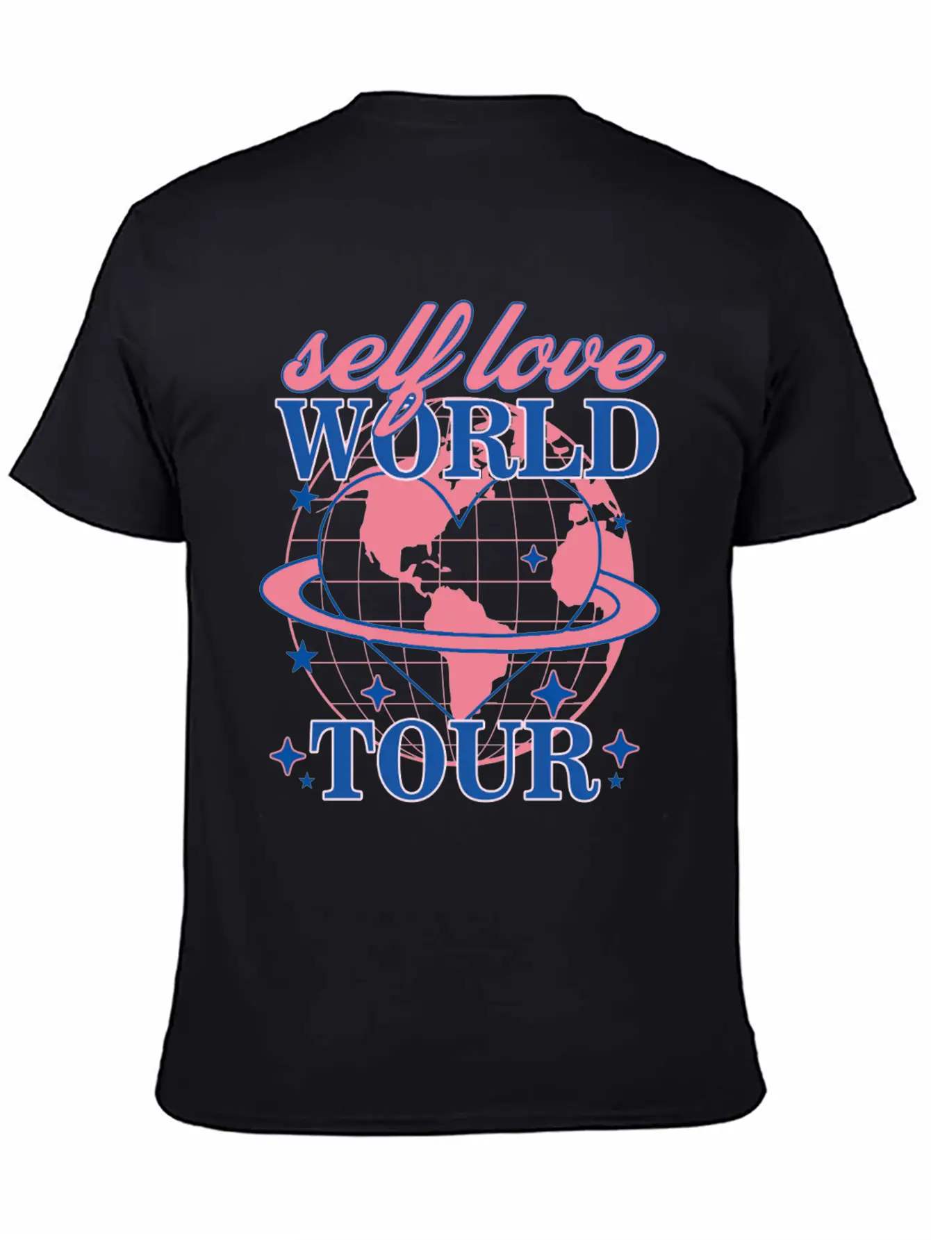 Selflove World Tour Unisex Casual T-Shirt – Clean Design For Daily Comfort