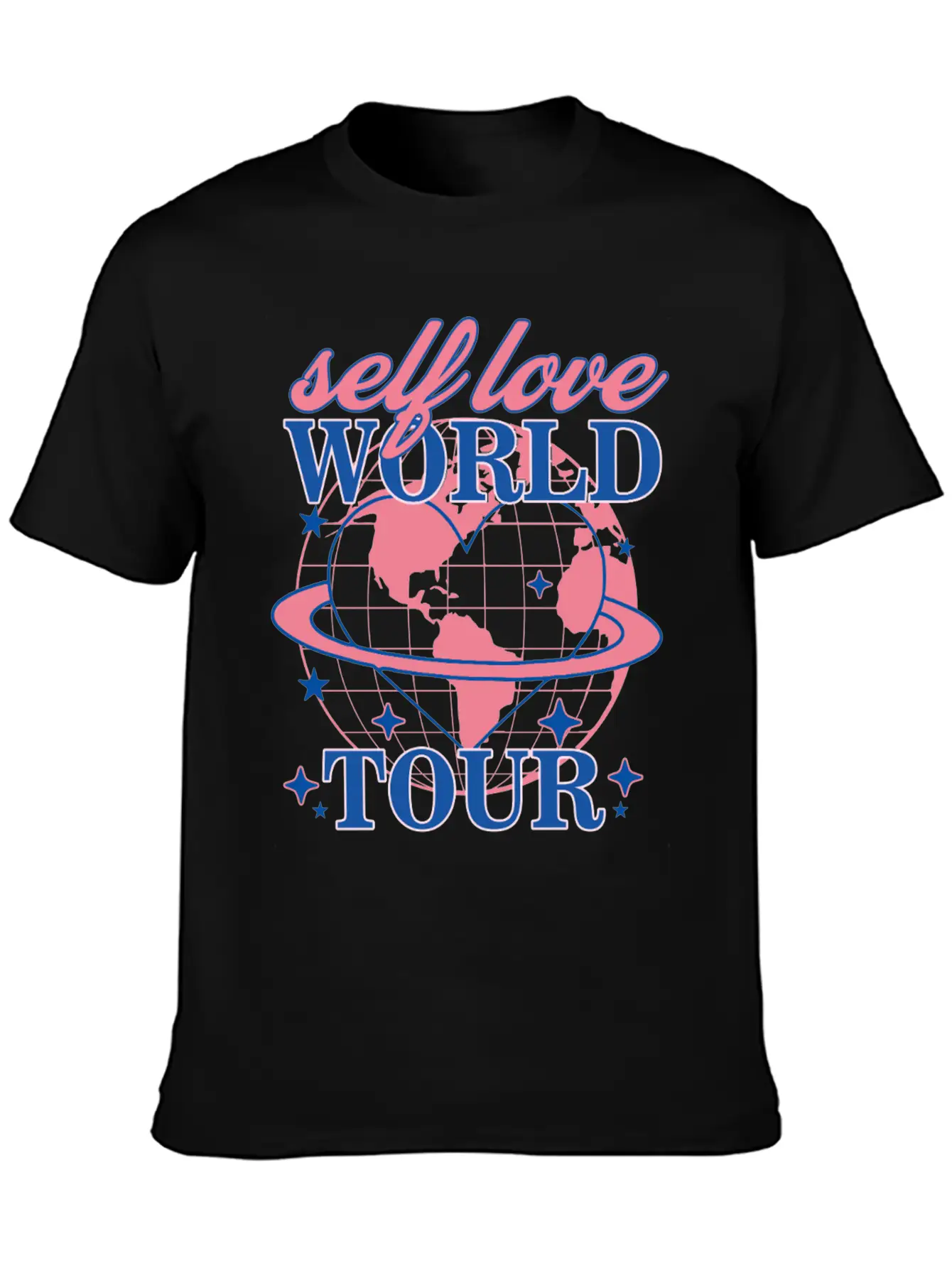 Selflove World Tour Unisex Casual T-Shirt – Clean Design For Daily Comfort