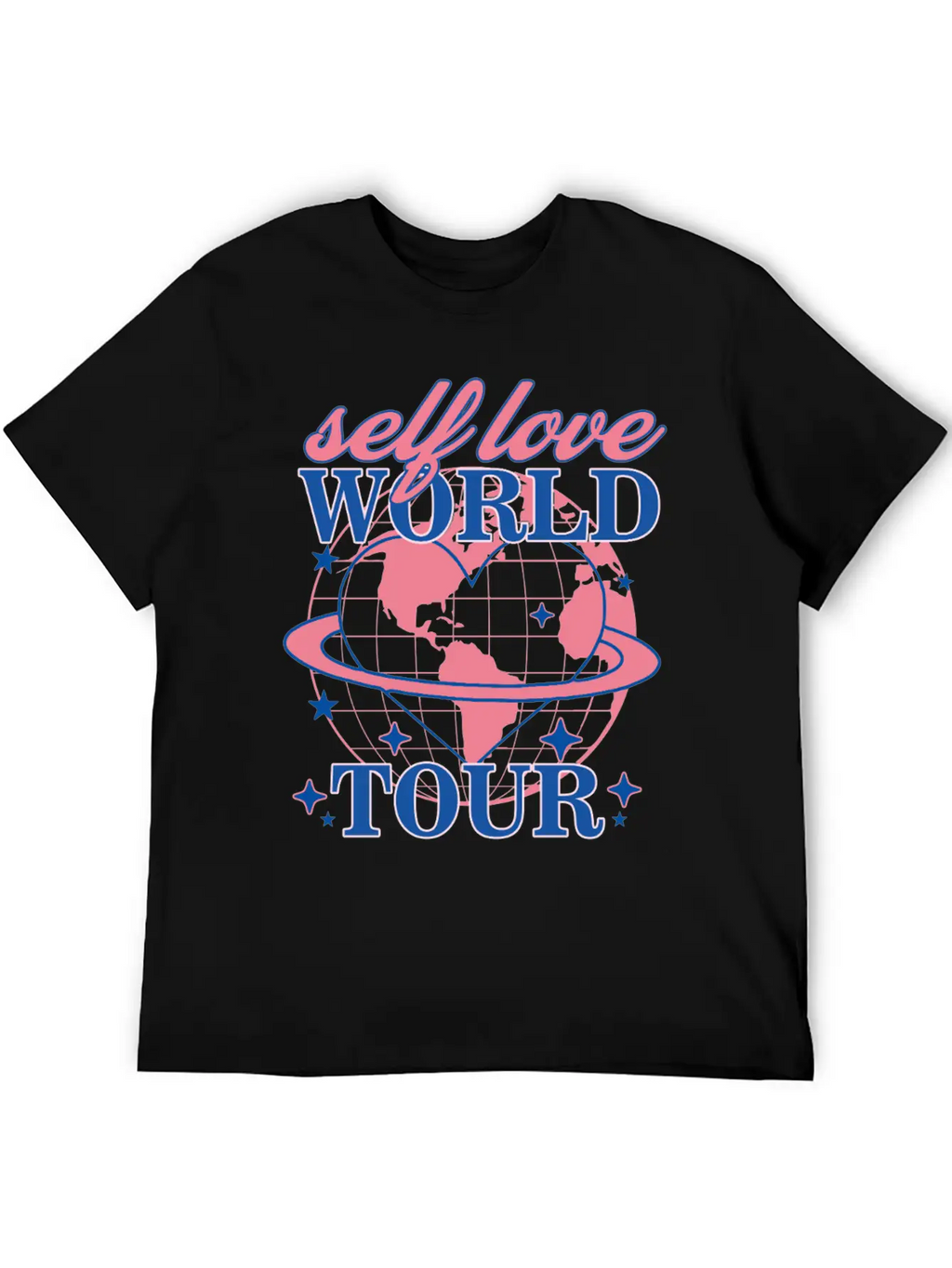 Selflove World Tour Unisex Casual T-Shirt – Clean Design For Daily Comfort