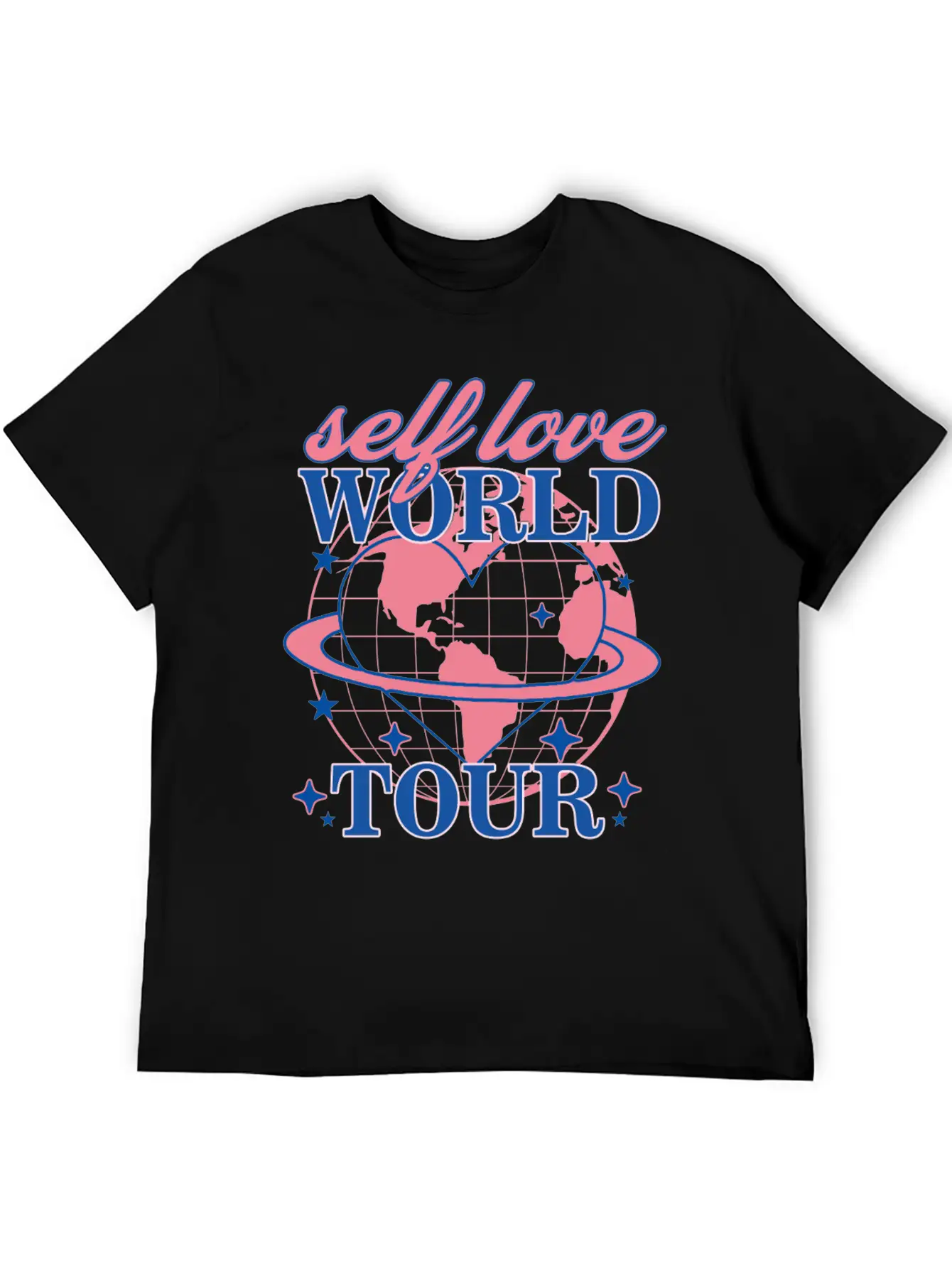 Selflove World Tour Unisex Casual T-Shirt – Clean Design For Daily Comfort